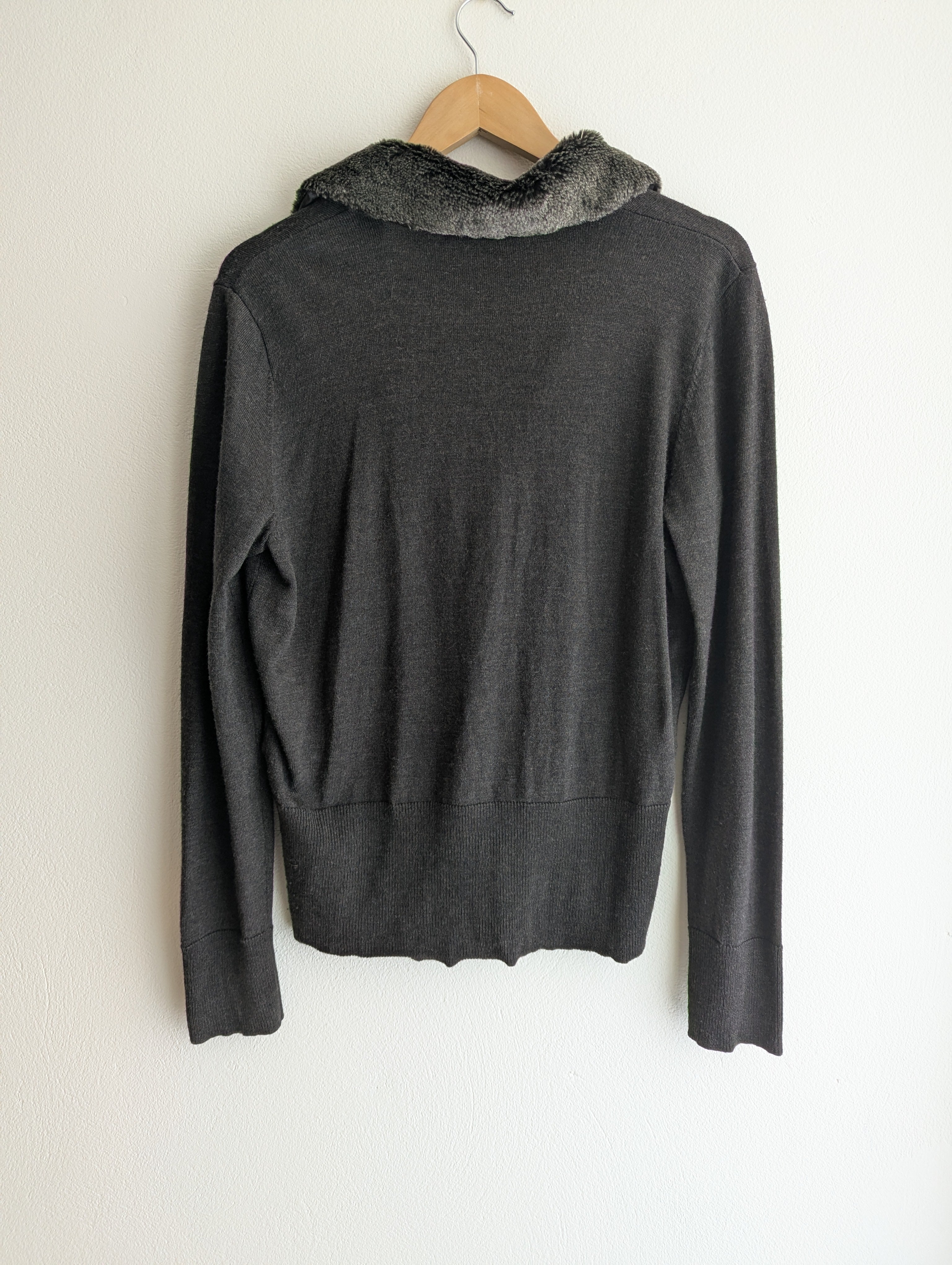 David Lawrence Merino Wool Cardigan