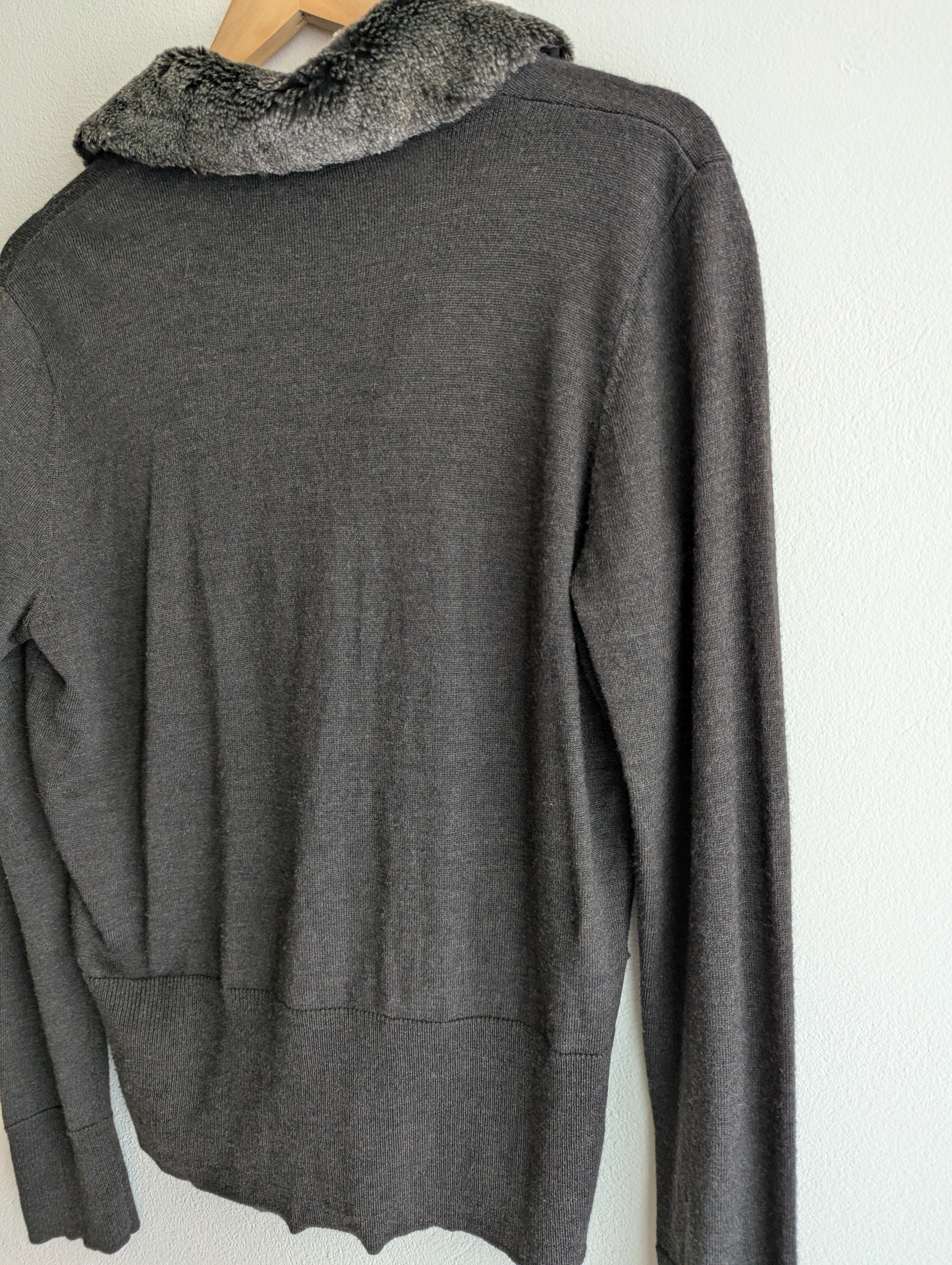 David Lawrence Merino Wool Cardigan