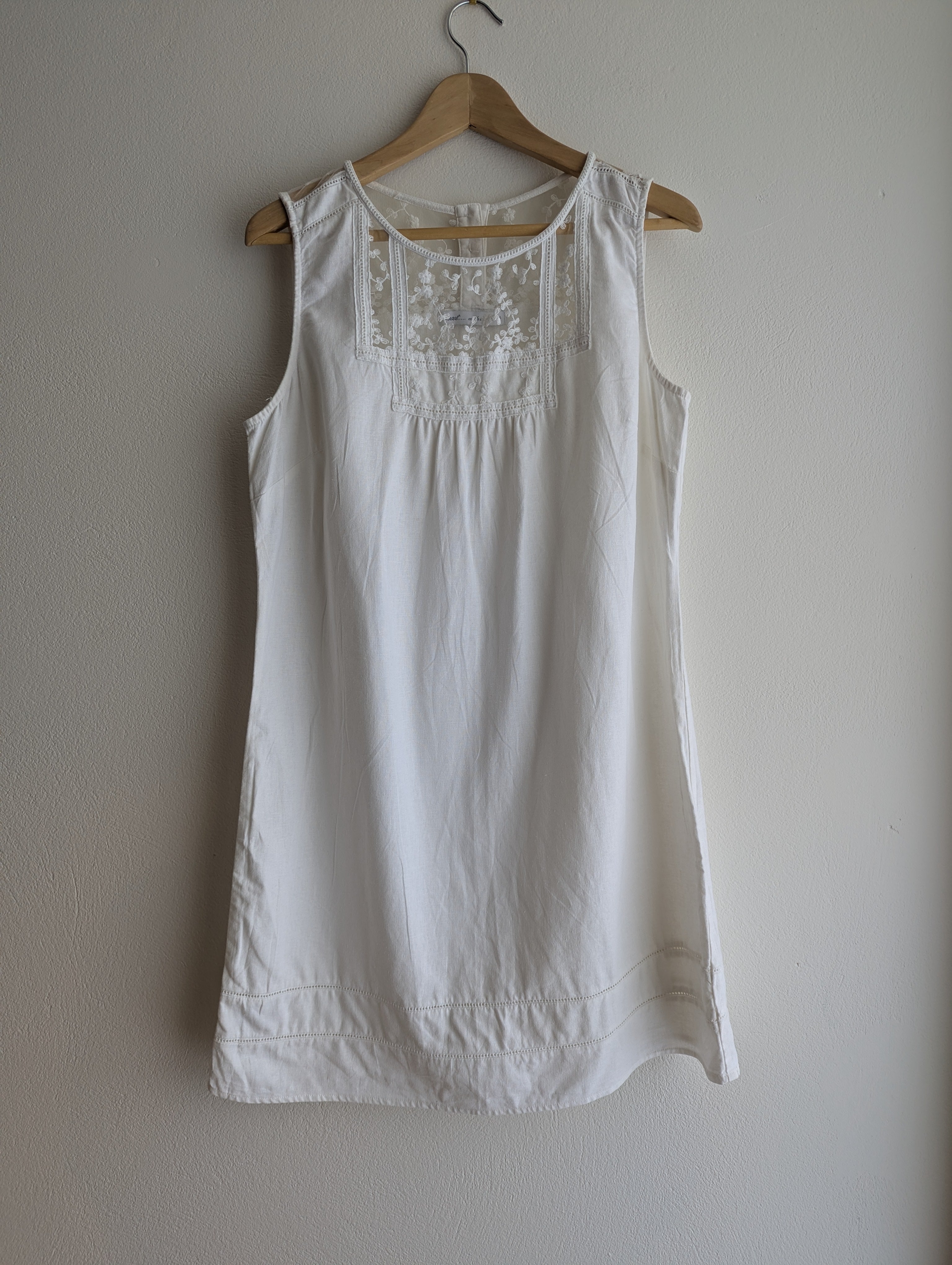 Next Linen Blend Shift Dress