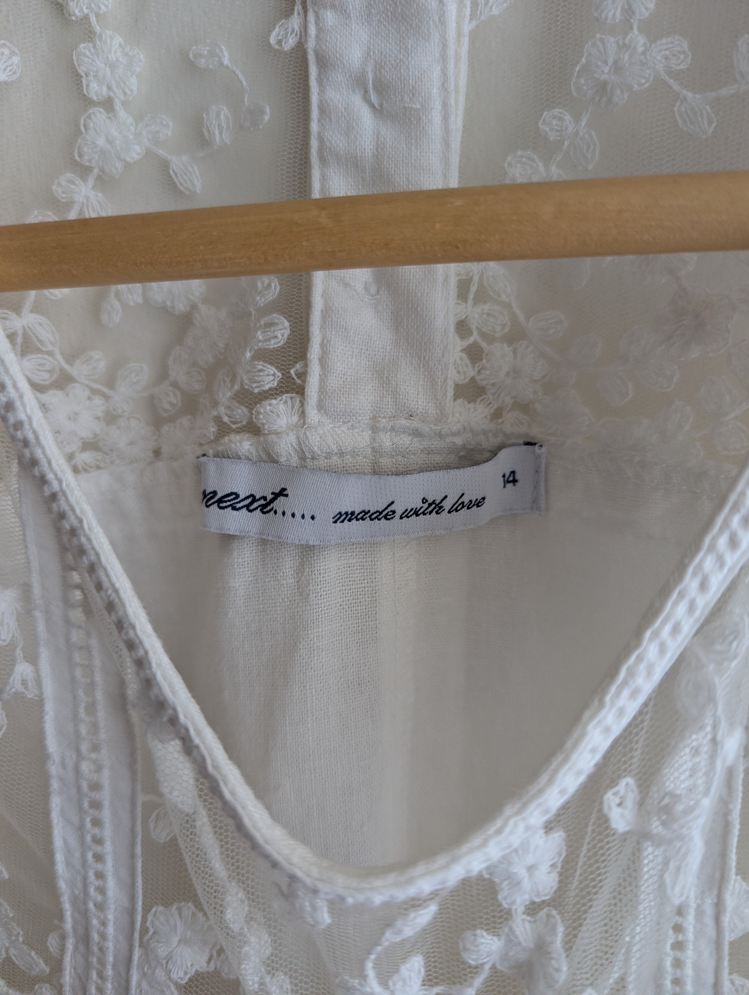 Next Linen Blend Shift Dress