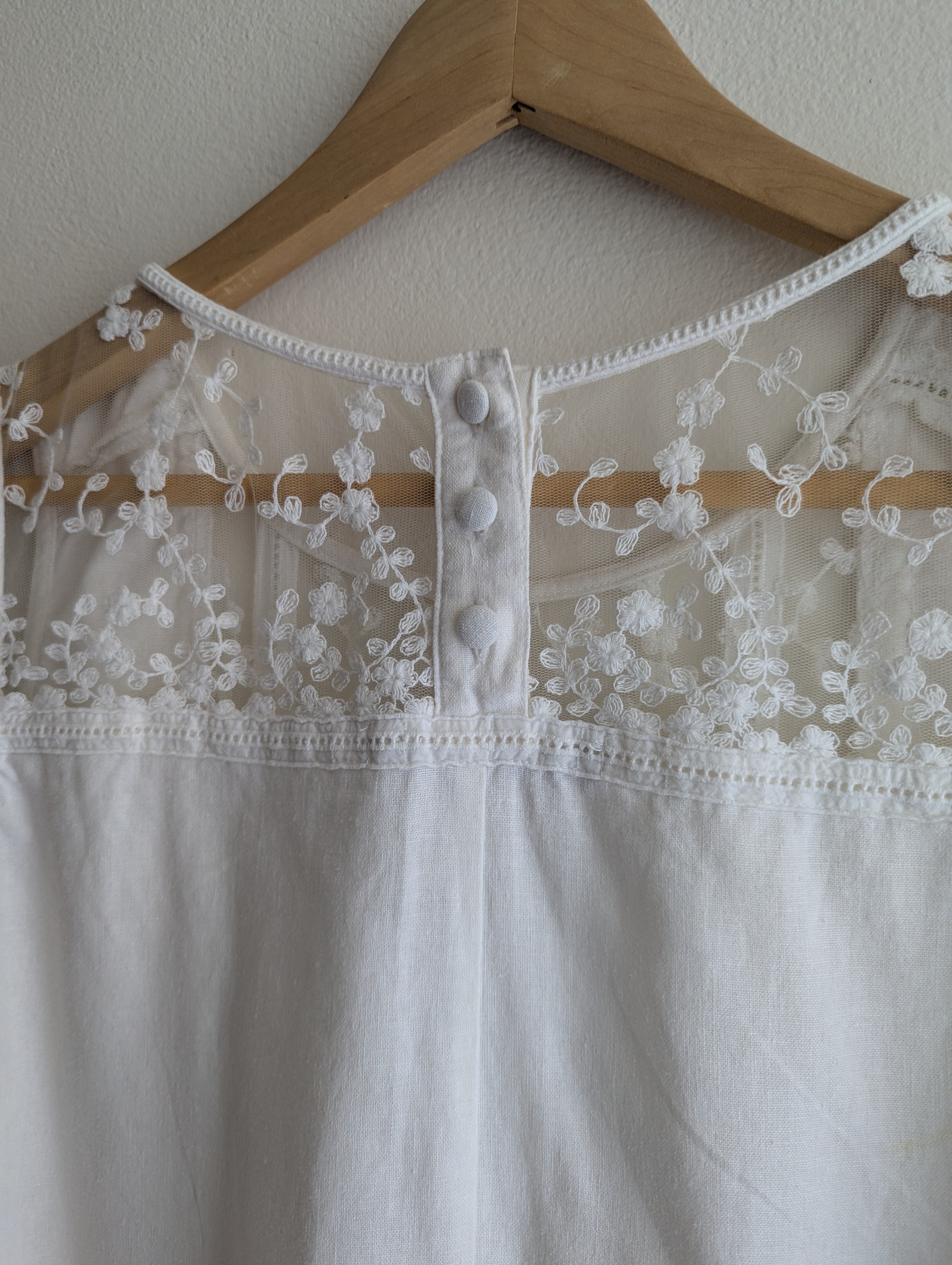 Next Linen Blend Shift Dress