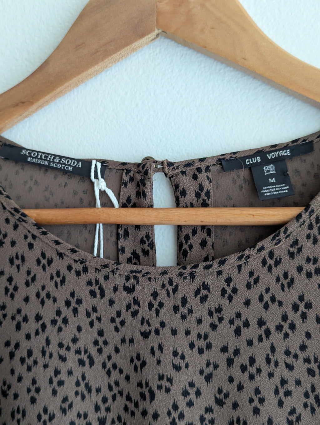 Scotch & Soda Animal Print Shift Dress