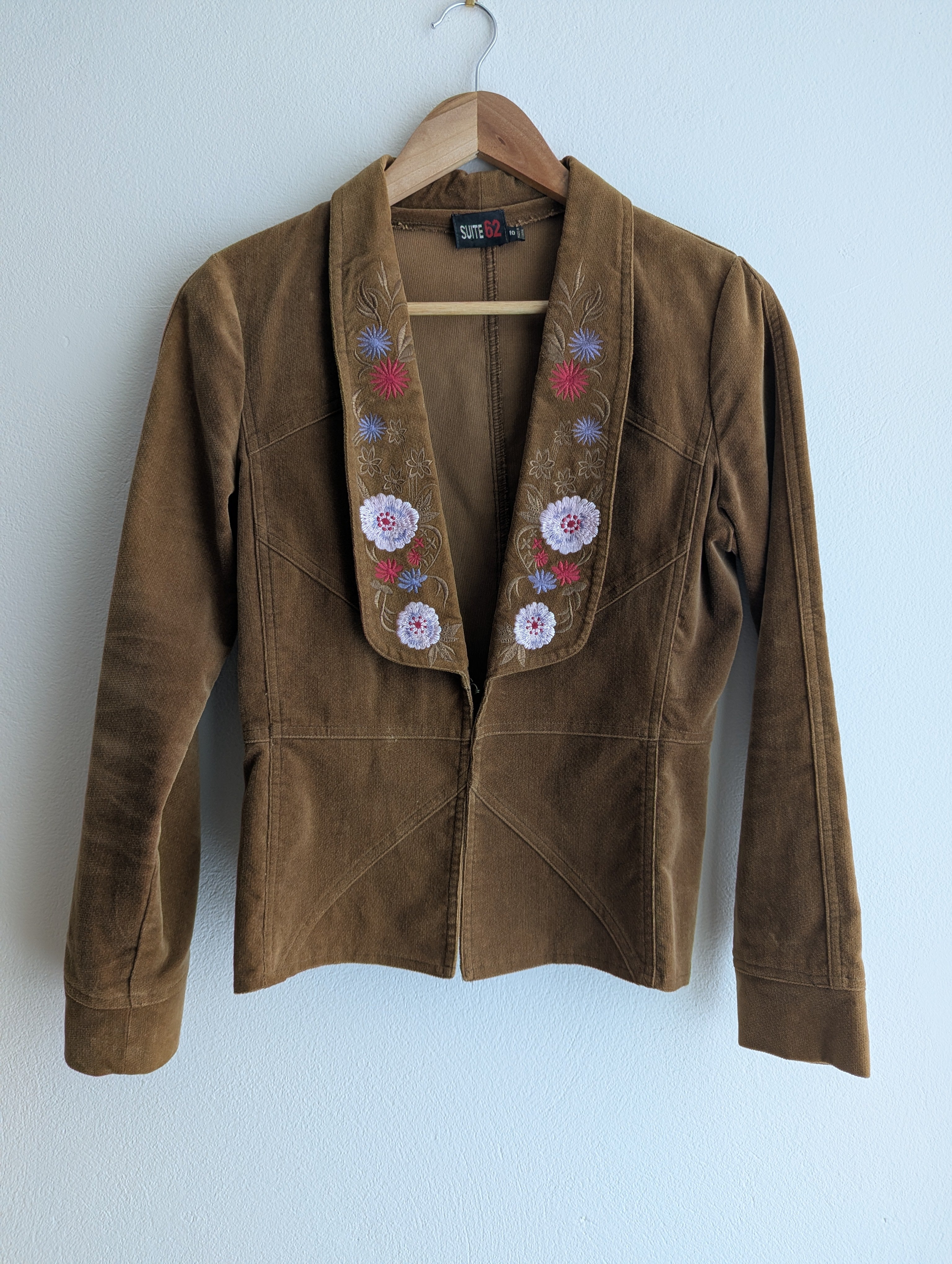 Suite 62 Velvet Floral Jacket