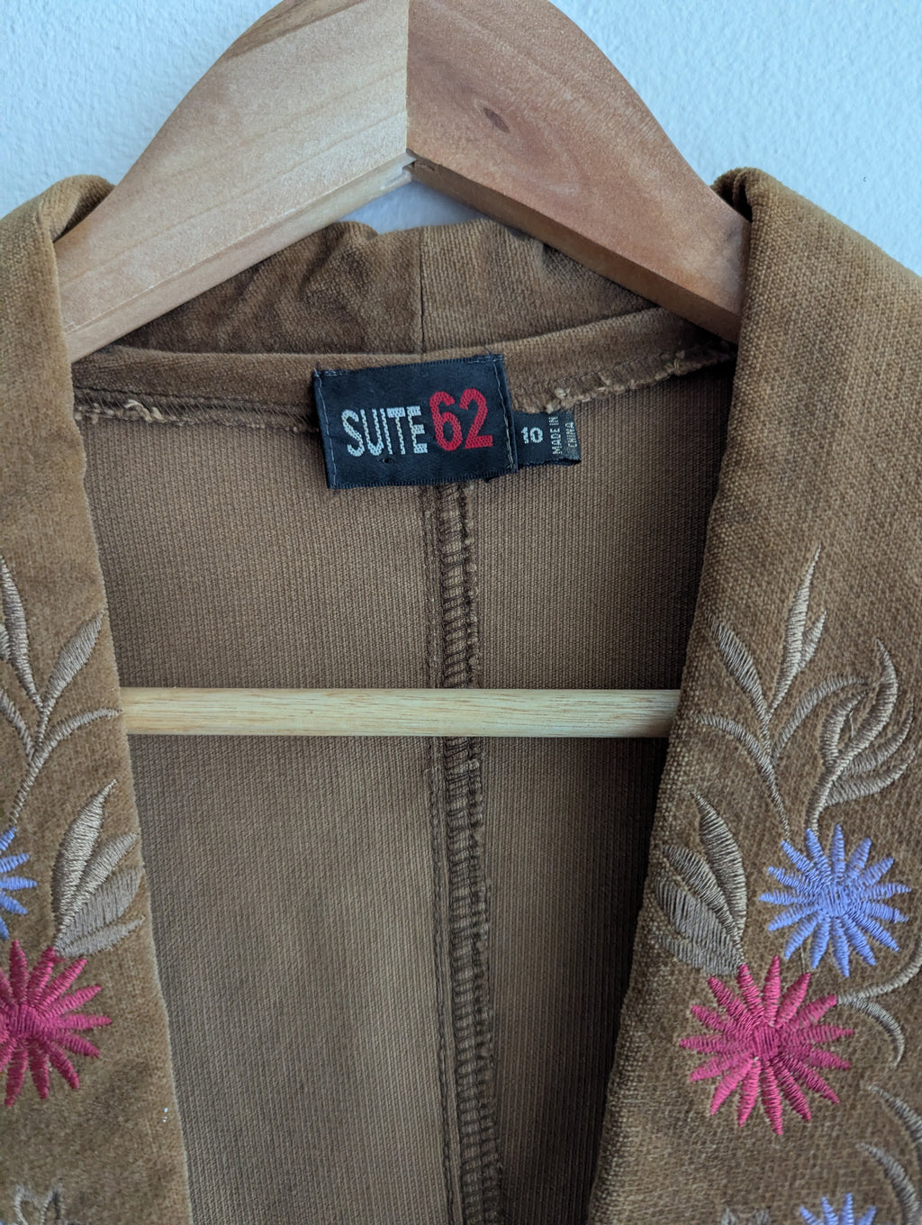 Suite 62 Velvet Floral Jacket
