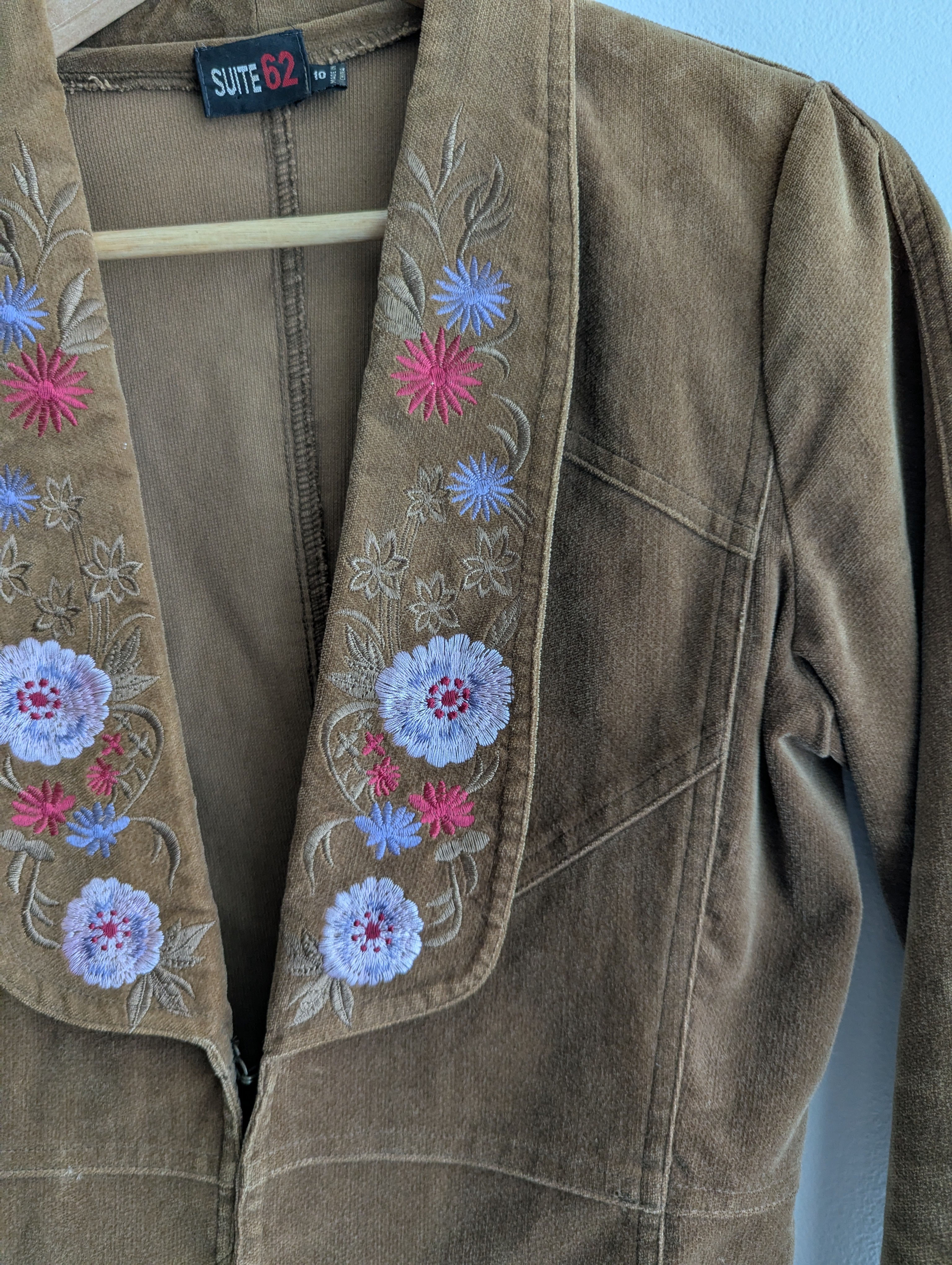 Suite 62 Velvet Floral Jacket