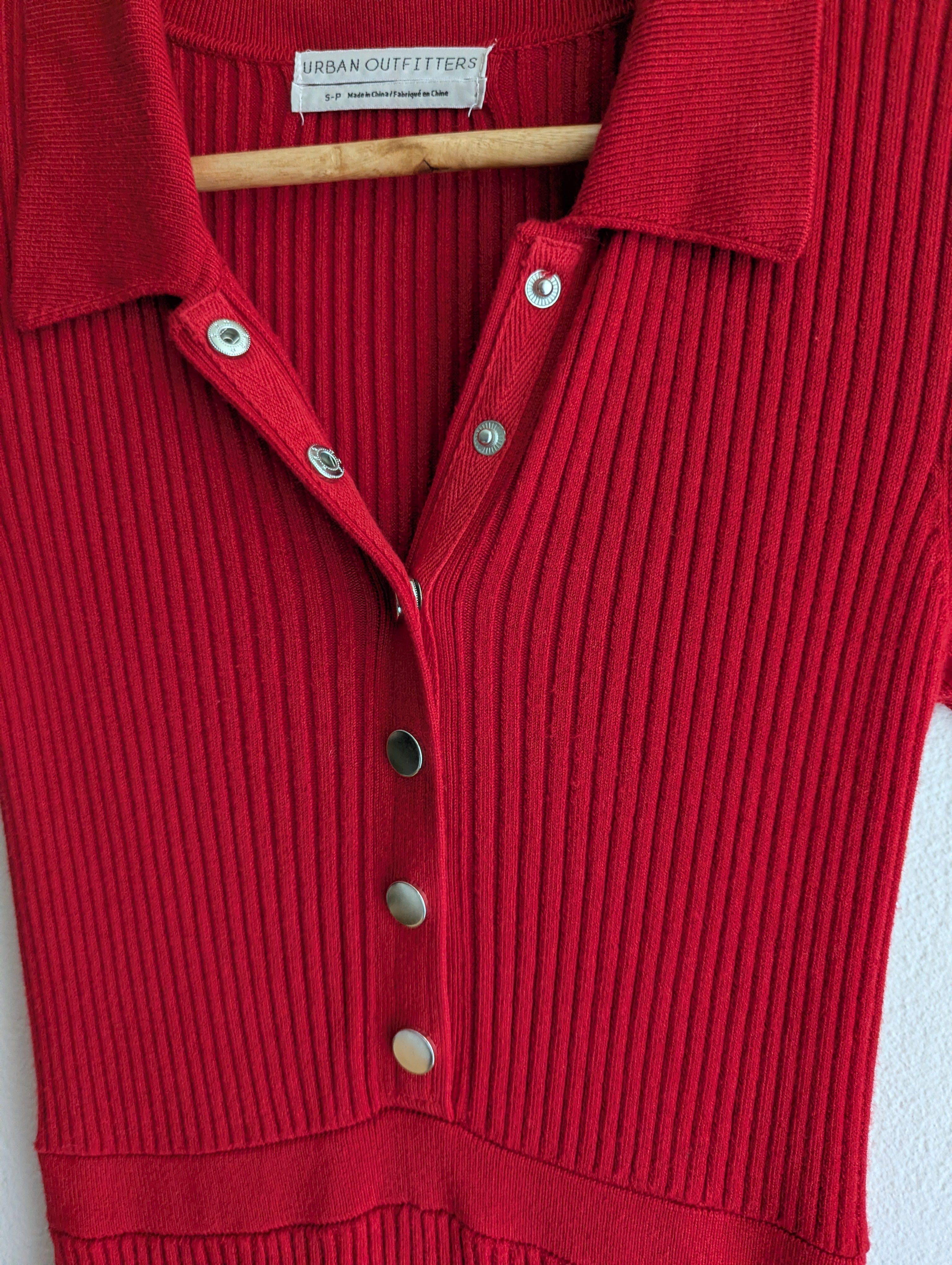 Urban Outfitter Short Sleeve Rib Knit dress