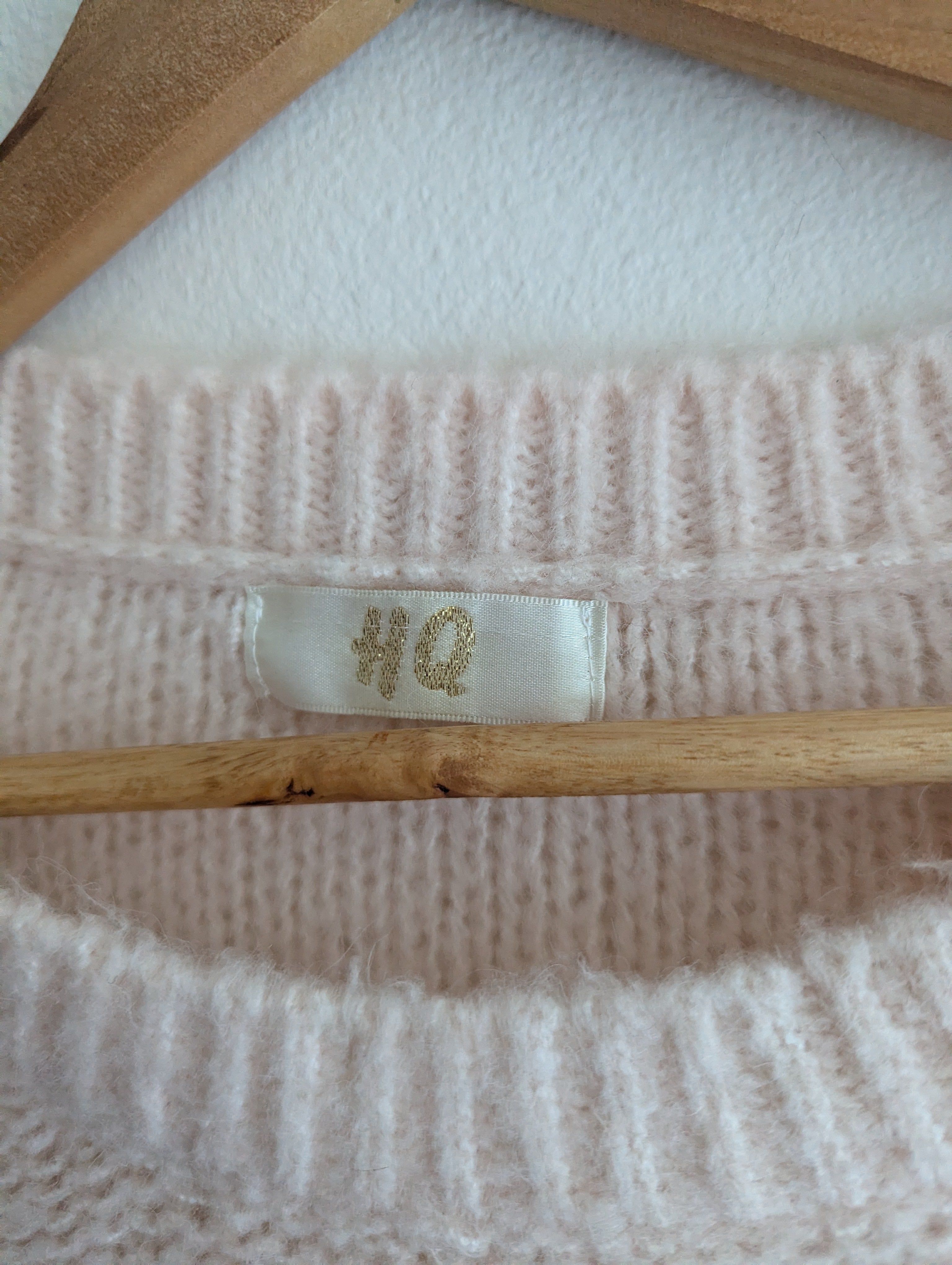 HQ Fluffy Pale Pink Jumper