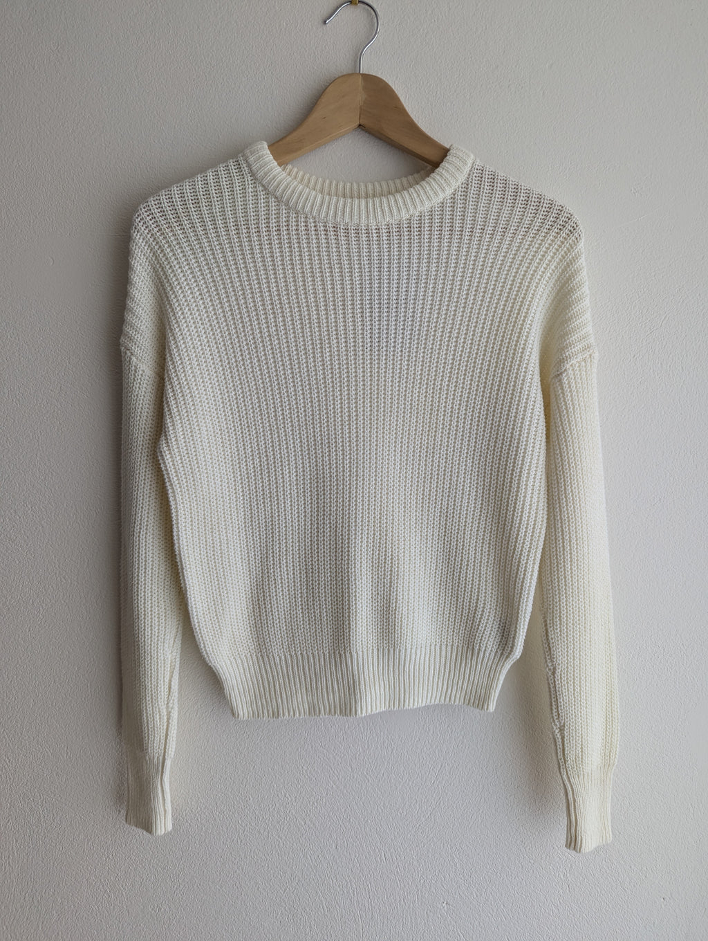 Urban Outfitters Ribbed Cream Jumper