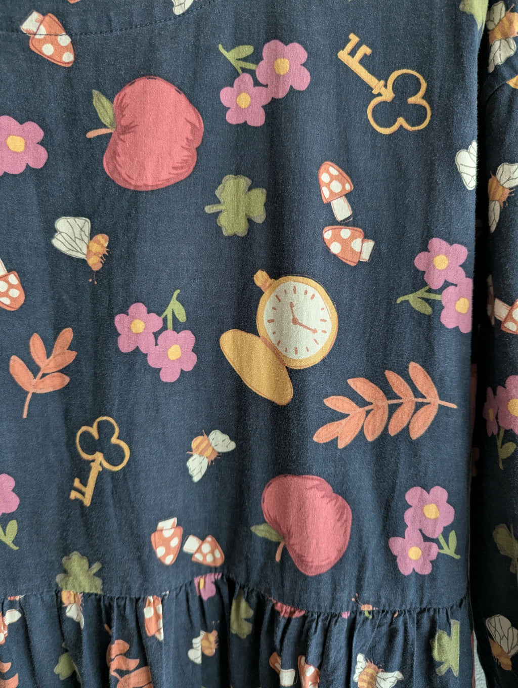 Princess Highway Navy Print Dress