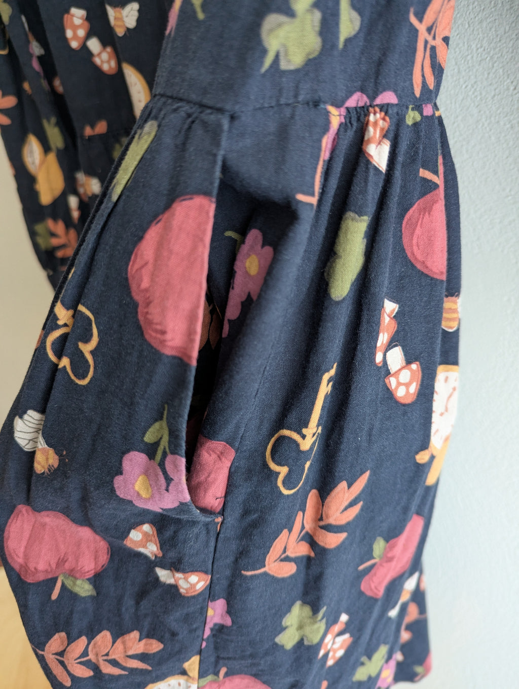 Princess Highway Navy Print Dress