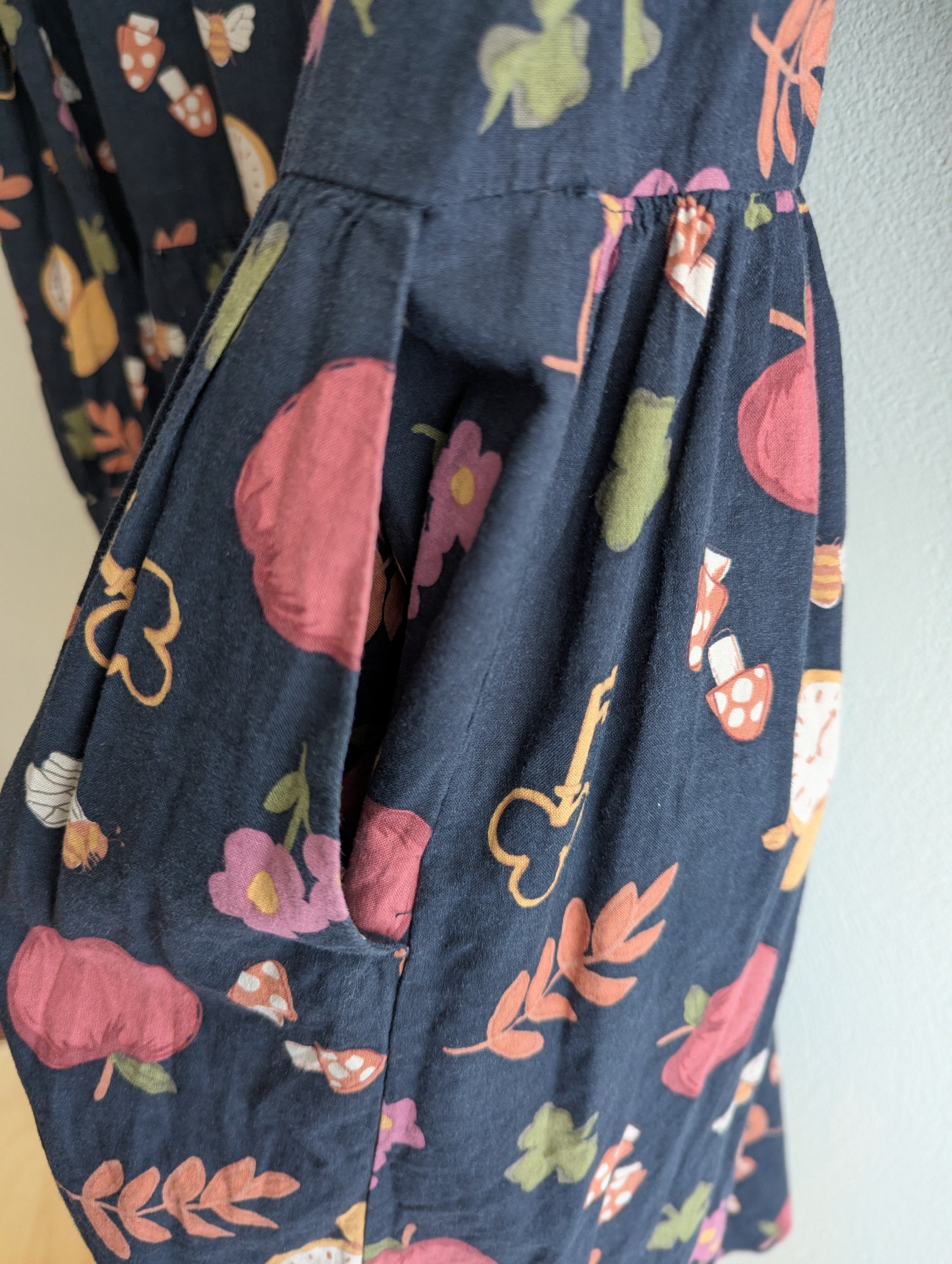 Princess Highway Navy Print Dress