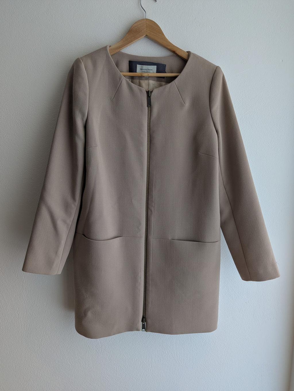 Veronika Maine Tailored Wool Coat