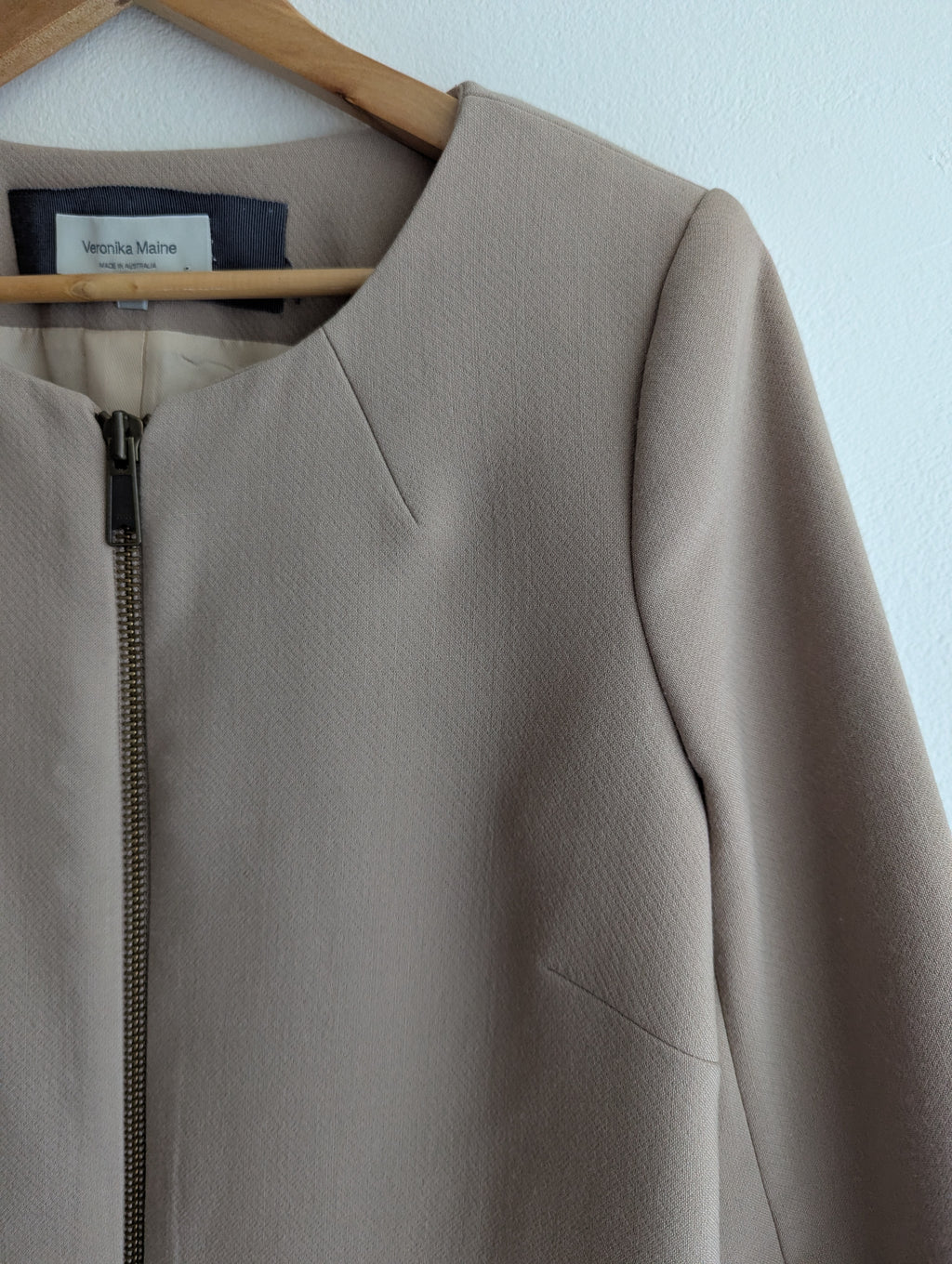Veronika Maine Tailored Wool Coat