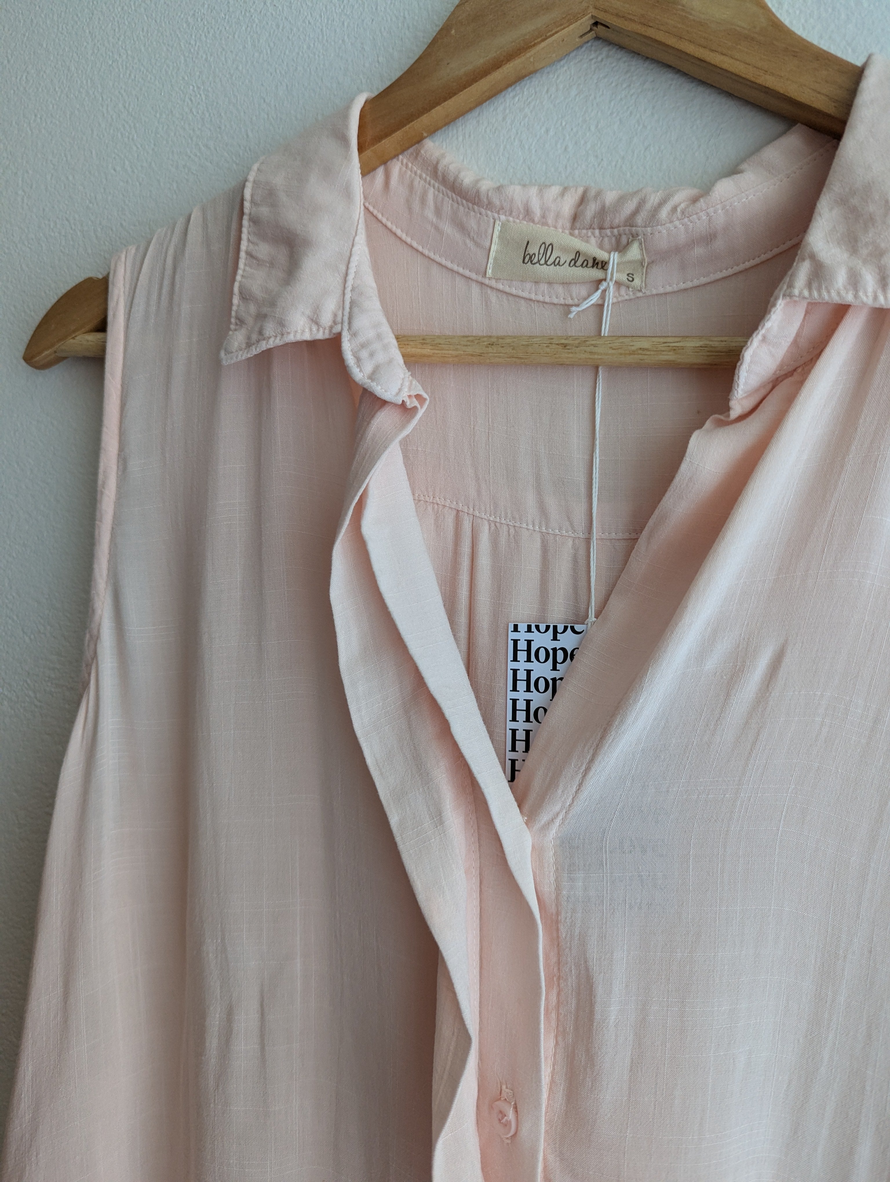Bella Dahl Button-Down Sleeveless Top