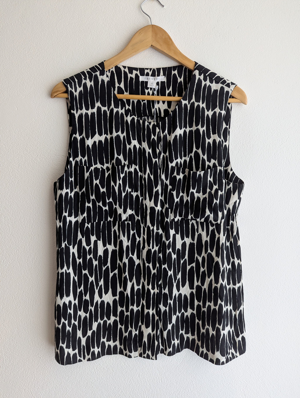 Trenery Abstract Button-Down Top