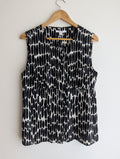 Trenery Abstract Button-Down Top
