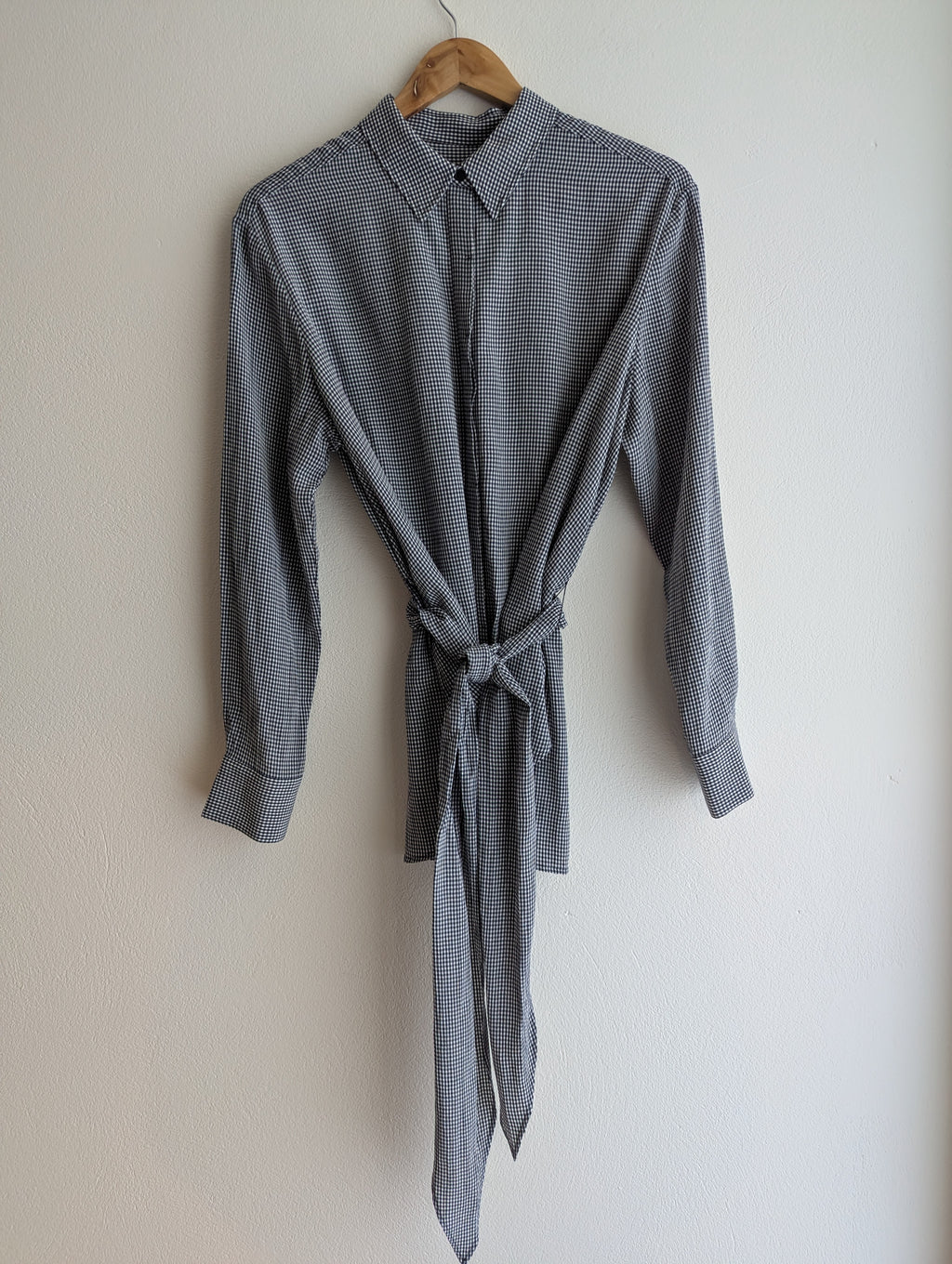 Sportscraft Check Button-Down Blouse