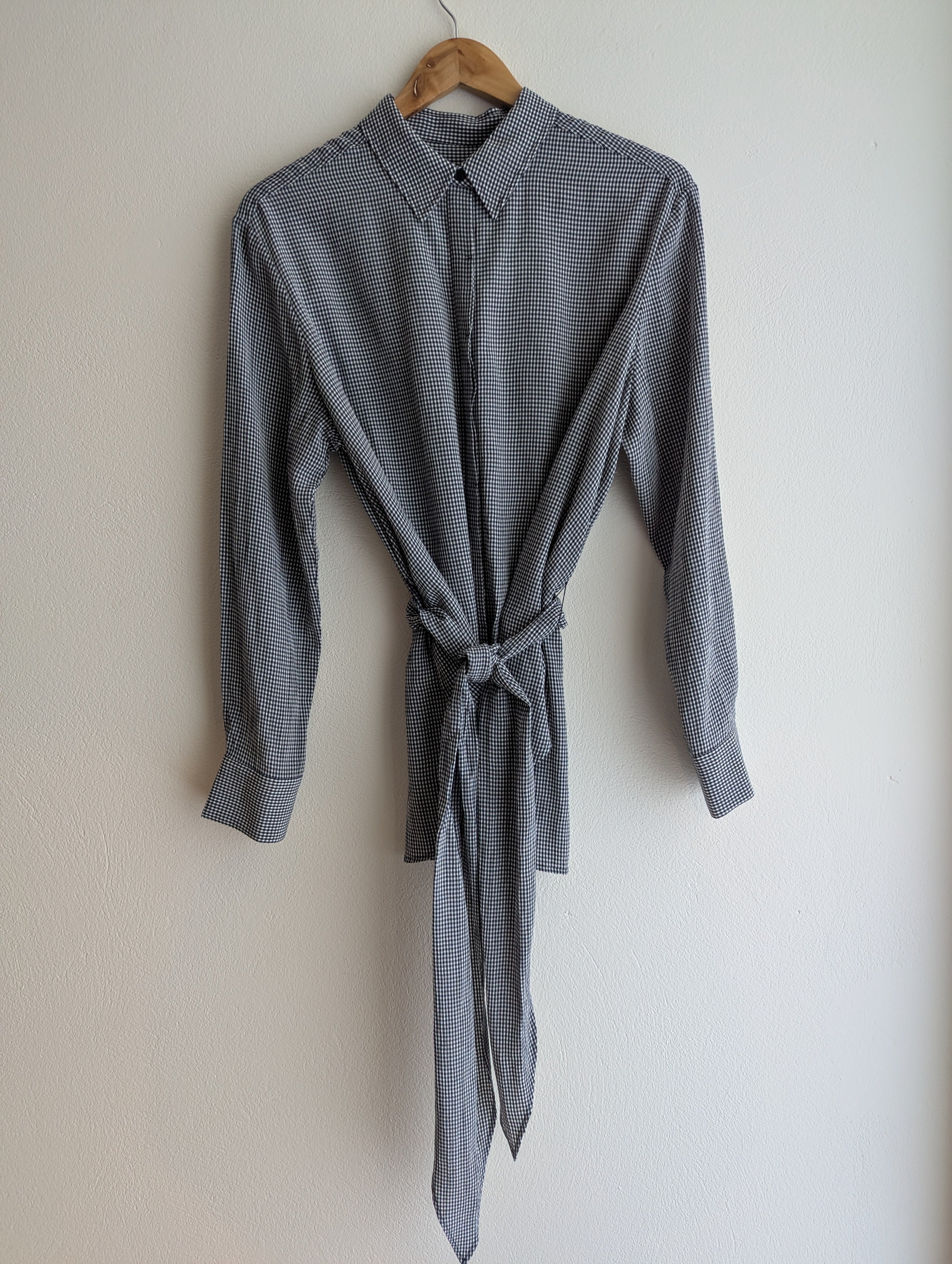 Sportscraft Check Button-Down Blouse