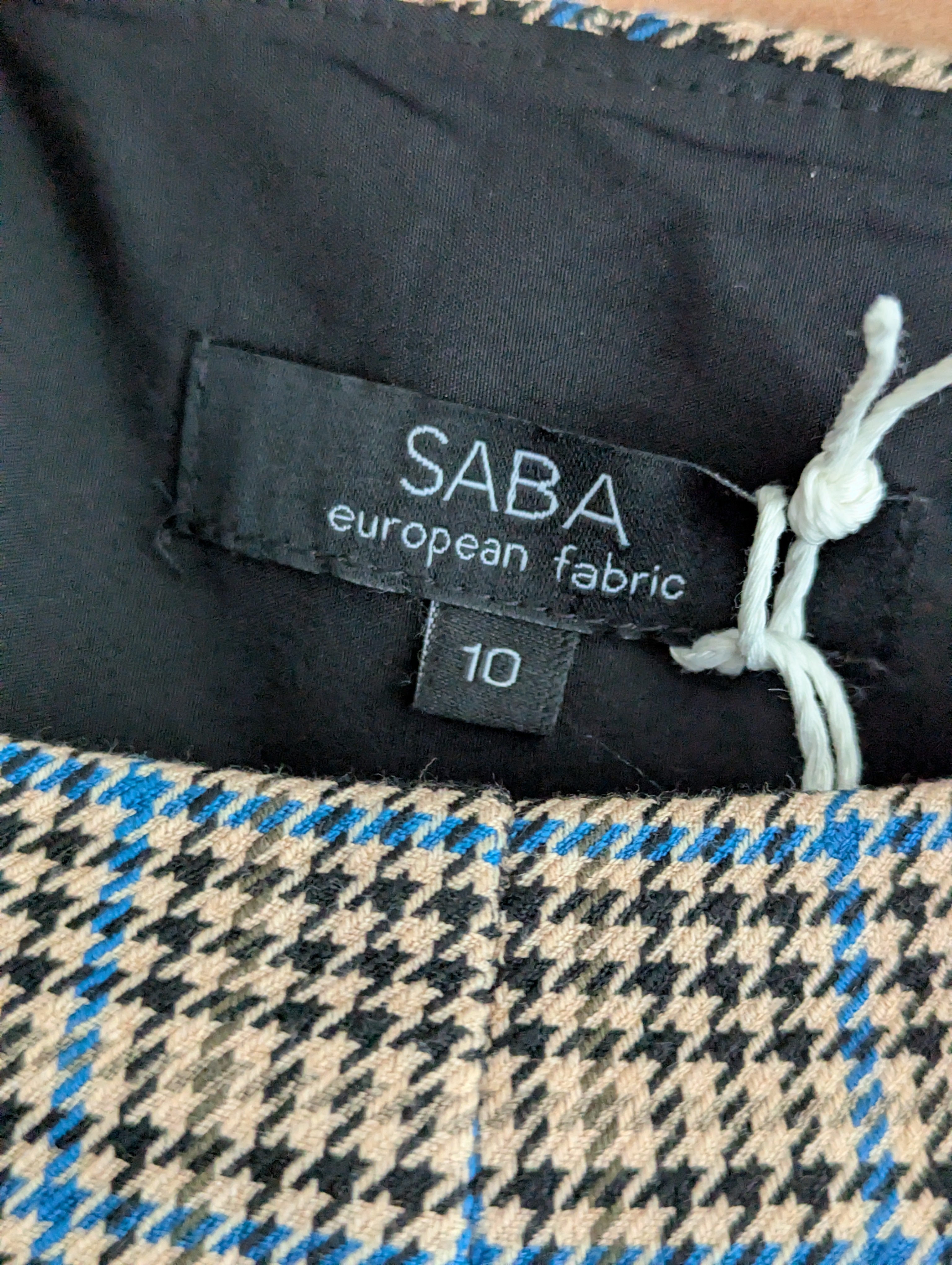 Saba Houndstooth Tailored Pants