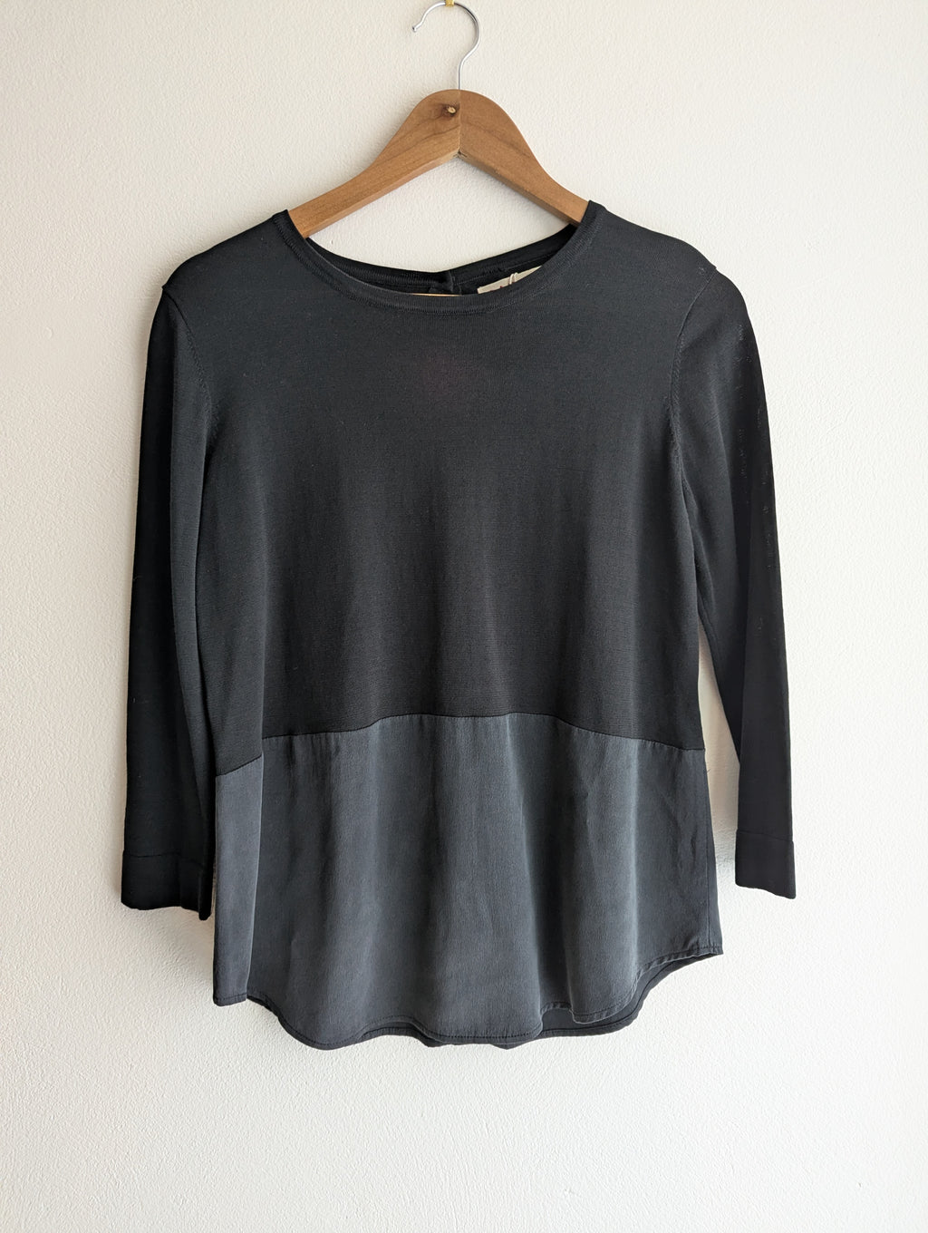 Cable Melbourne Cotton & Silk Long Sleeve Top