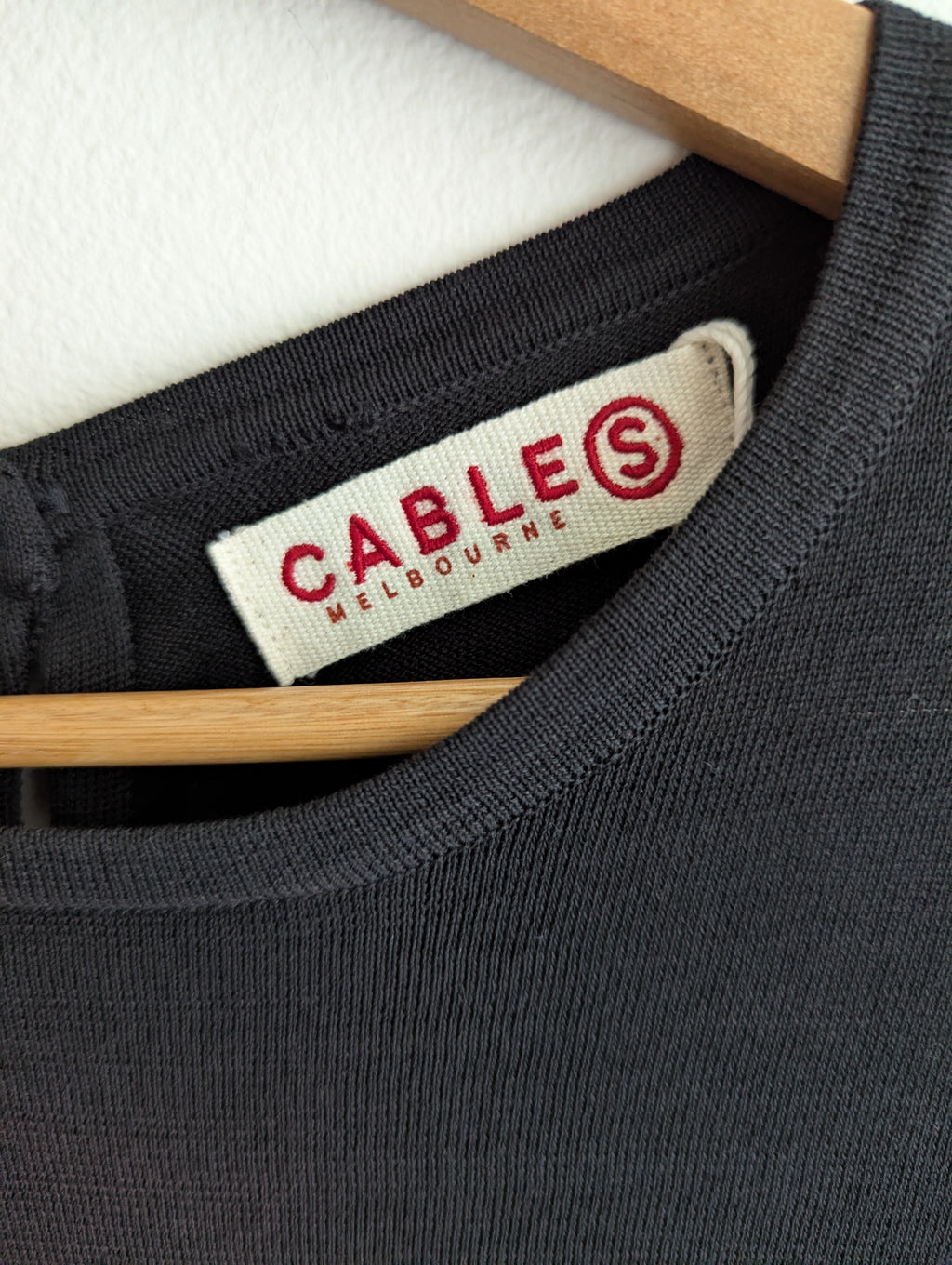 Cable Melbourne Cotton & Silk Long Sleeve Top