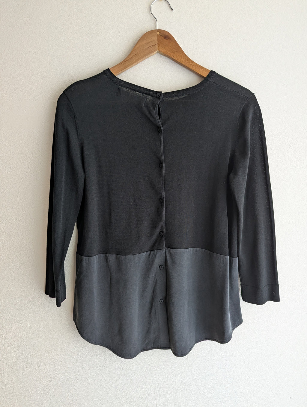Cable Melbourne Cotton & Silk Long Sleeve Top