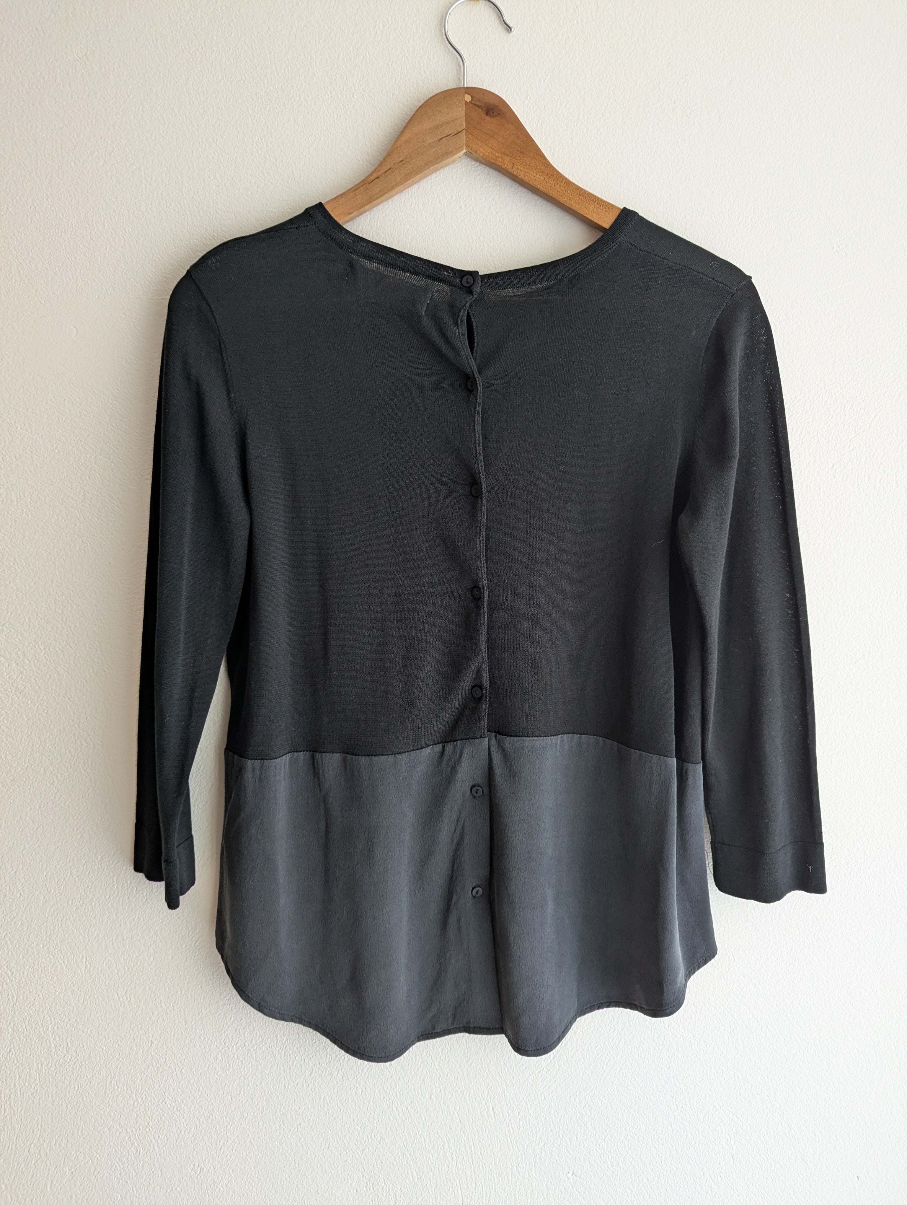 Cable Melbourne Cotton & Silk Long Sleeve Top