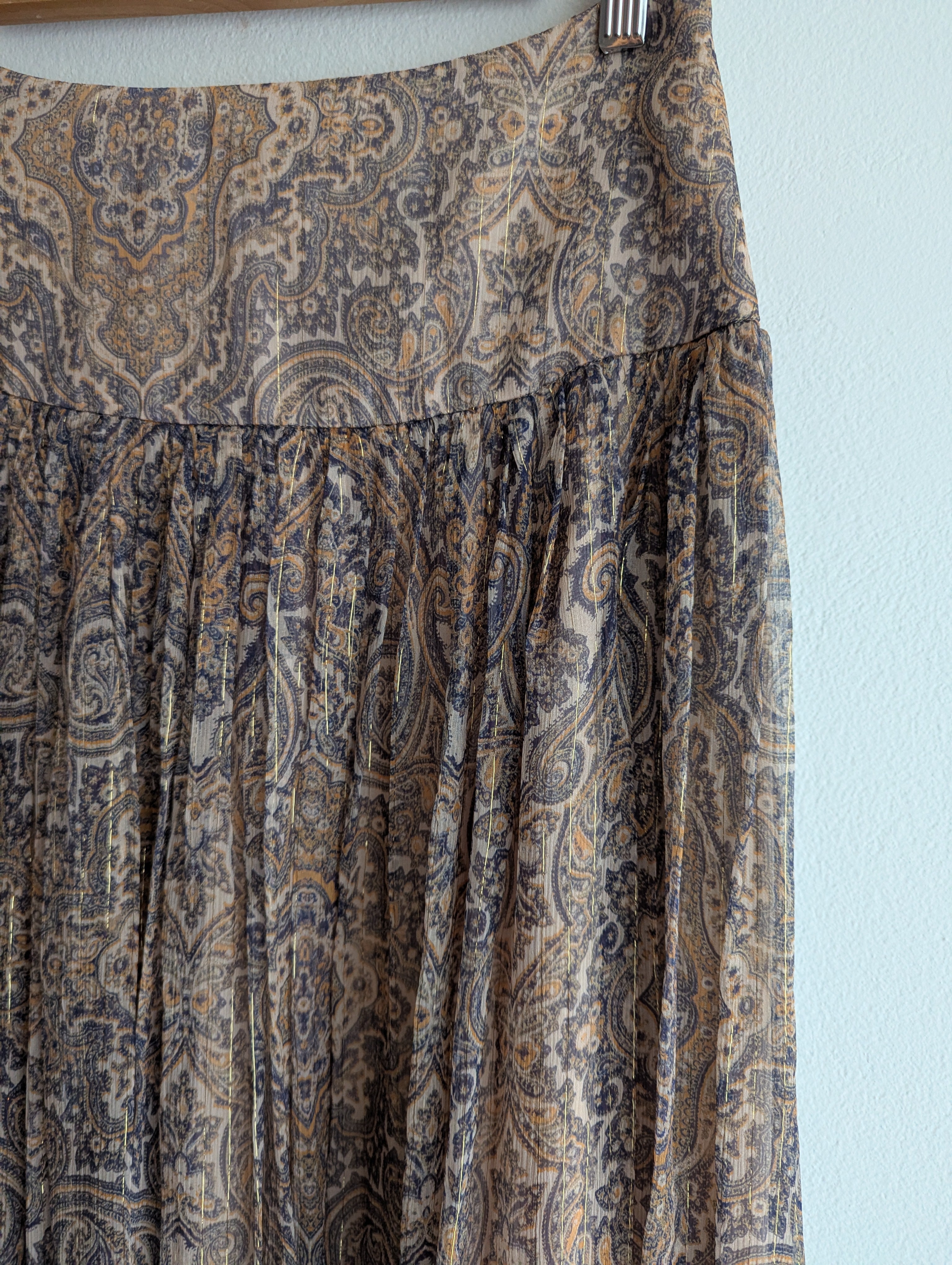 Zimmermann Paisley Silk Maxi Skirt