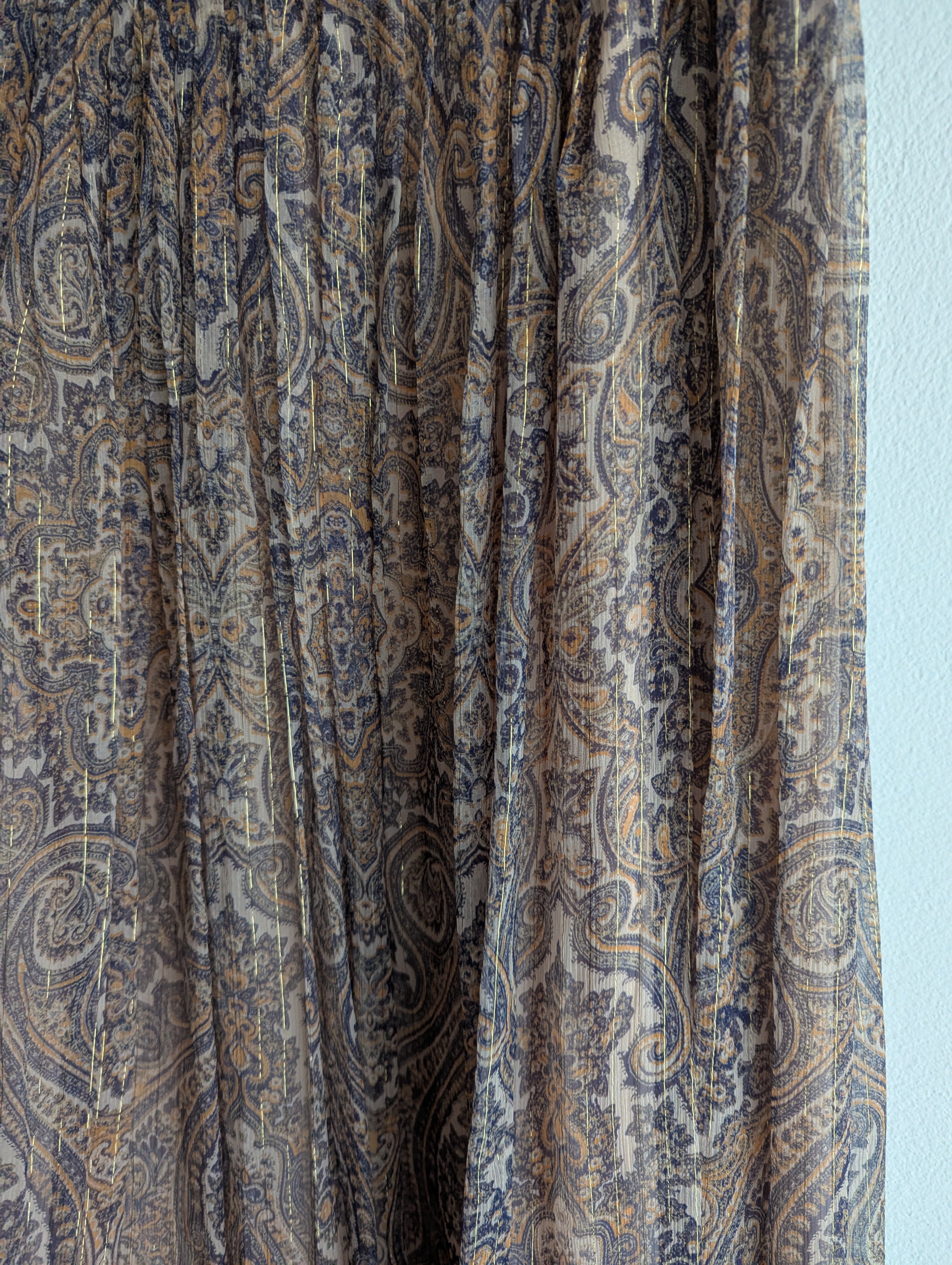 Zimmermann Paisley Silk Maxi Skirt