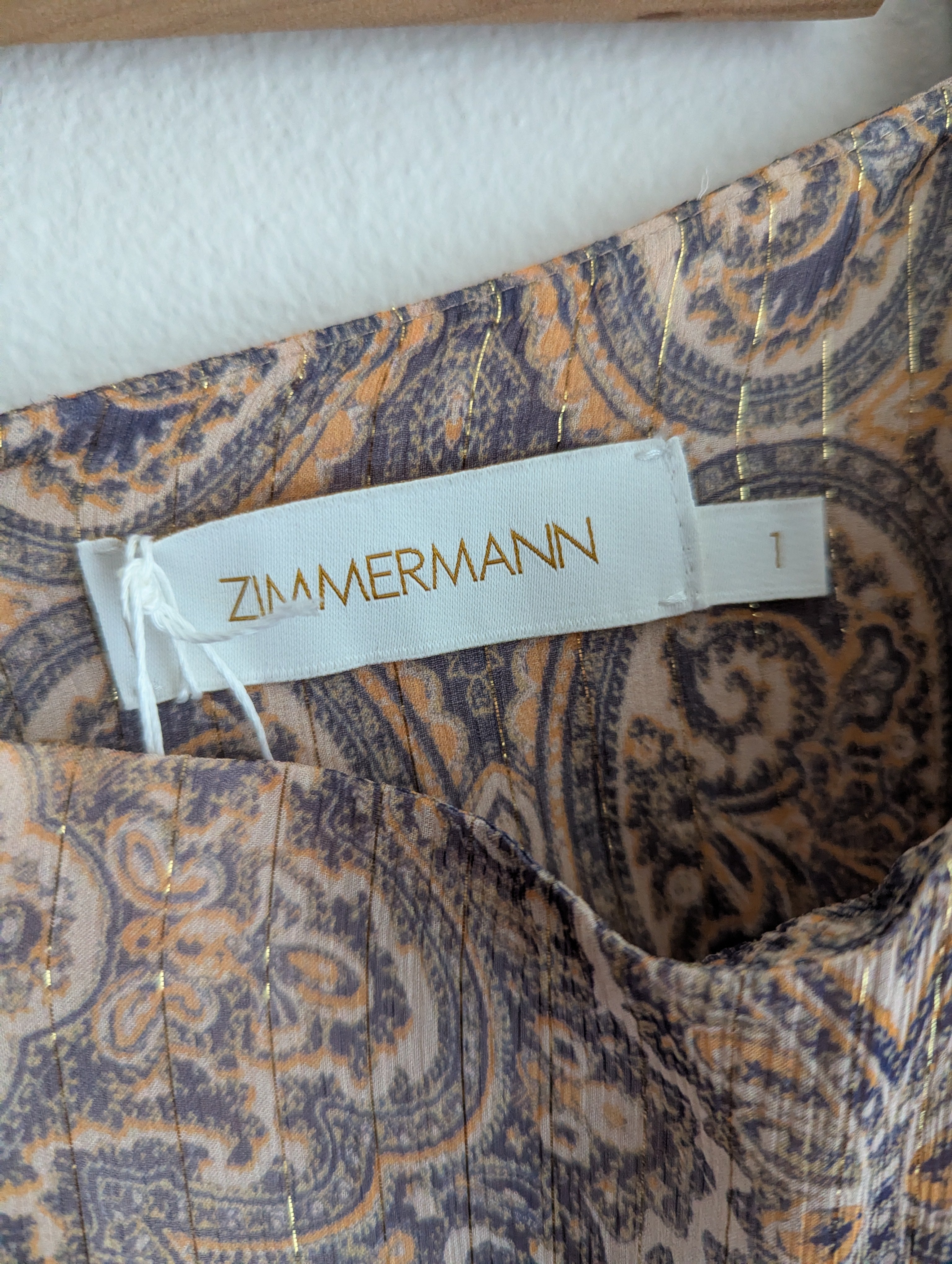 Zimmermann Paisley Silk Maxi Skirt