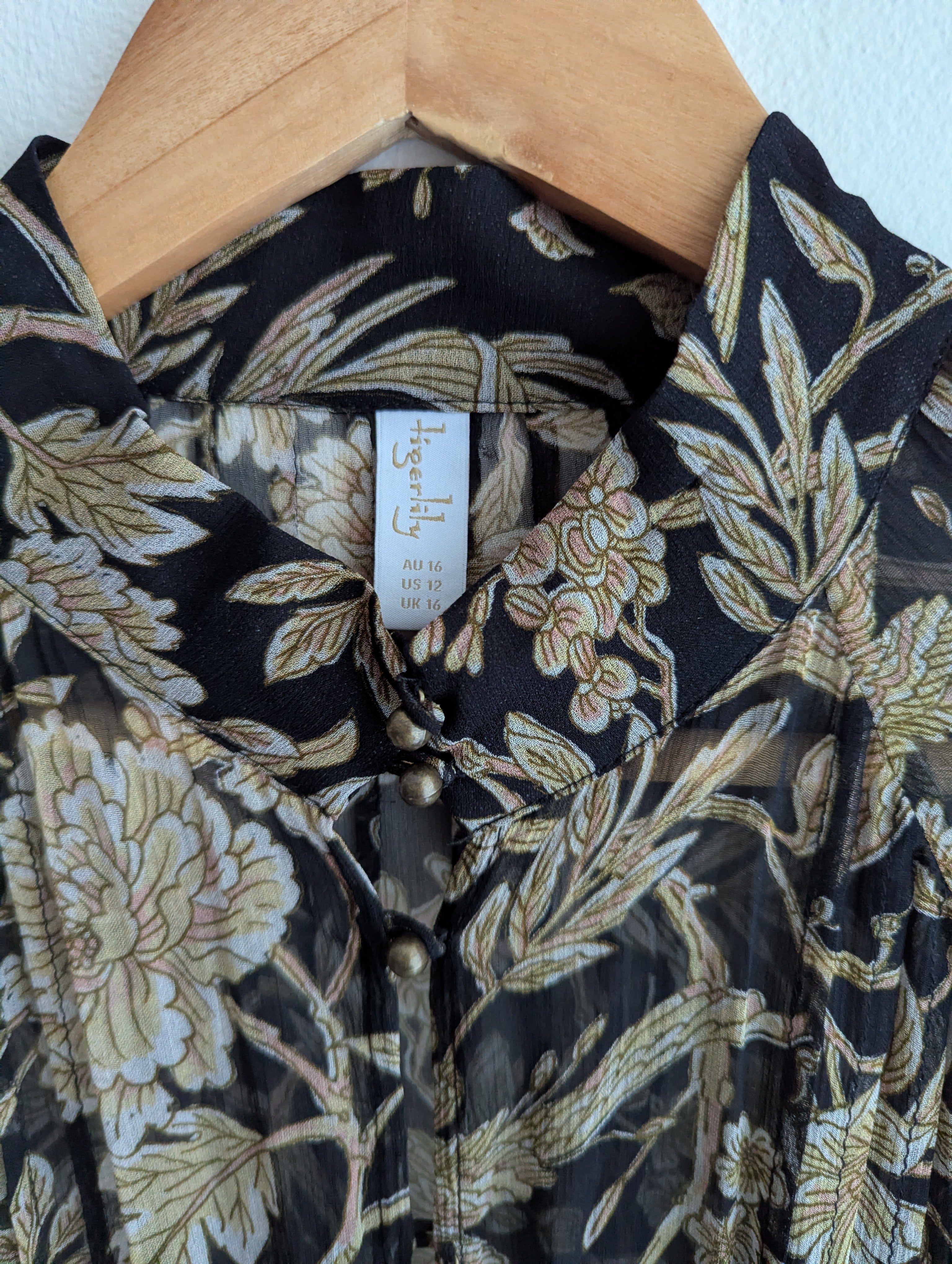 Tigerlily Floral Shirt Dress