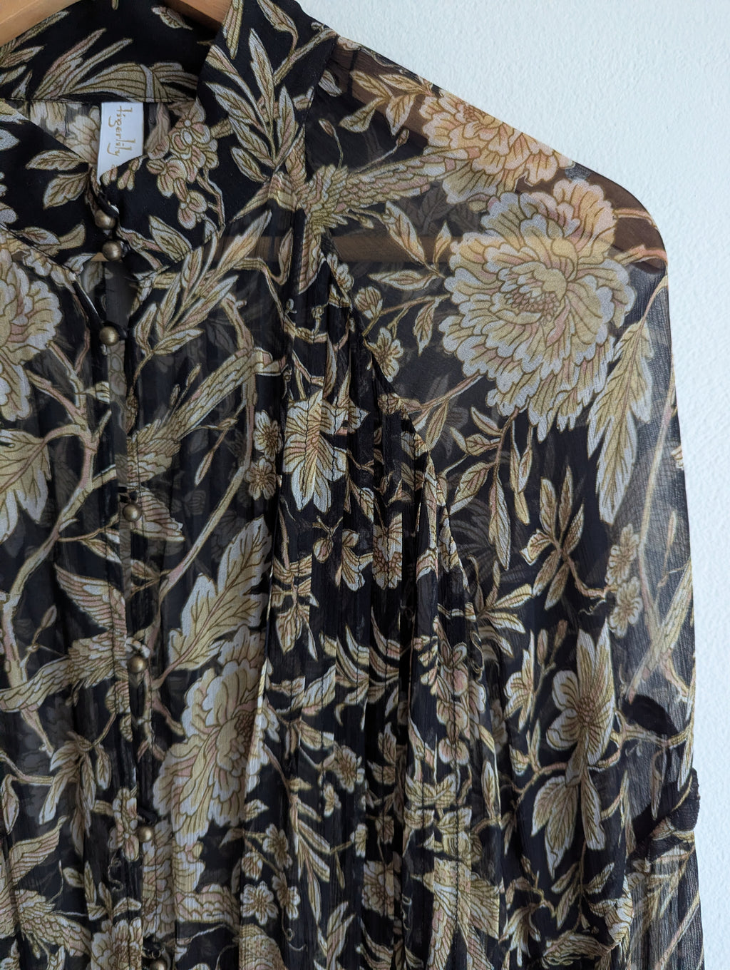 Tigerlily Floral Shirt Dress
