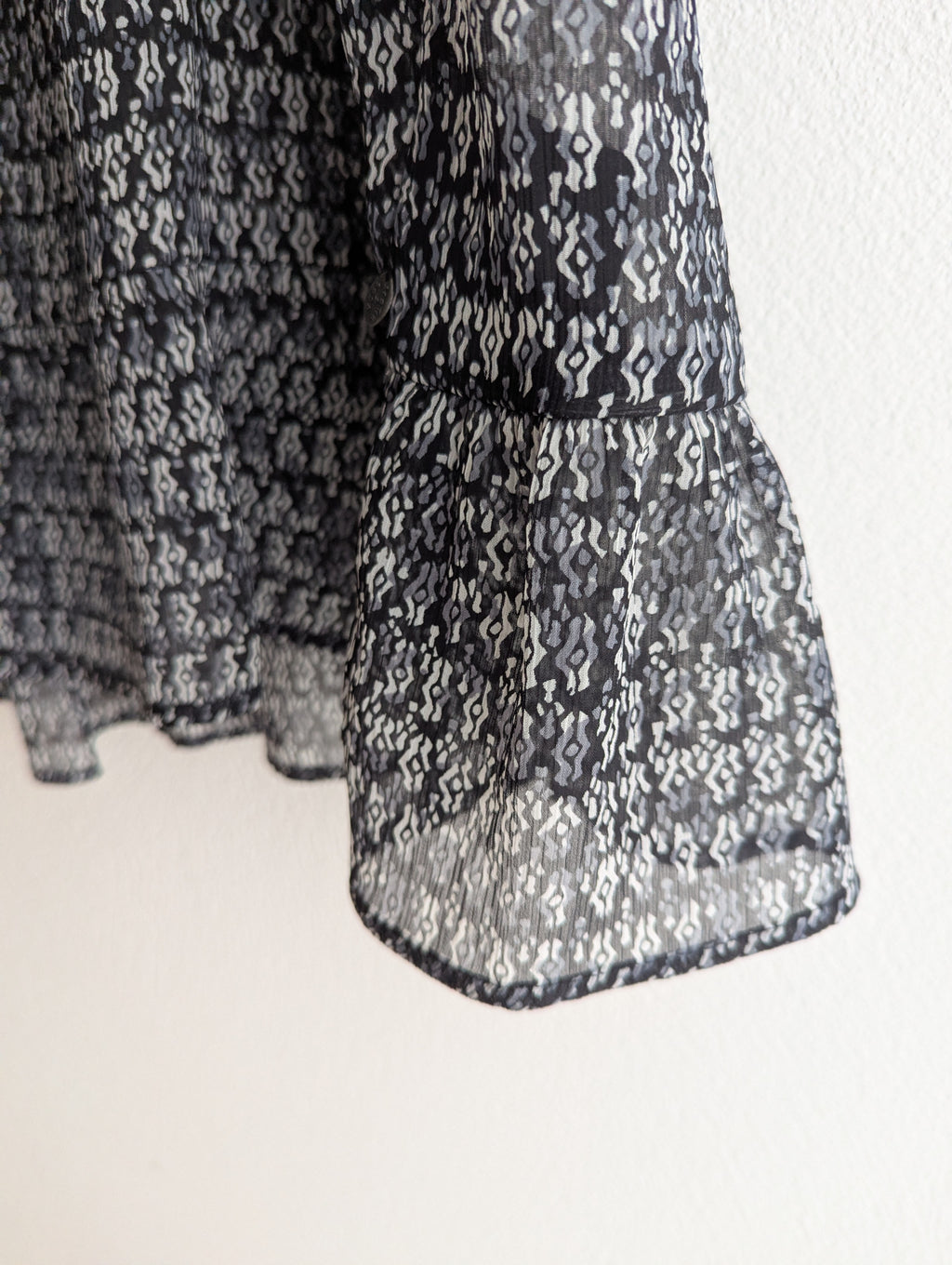 Scotch & Soda Sheer Geometric Print Dress