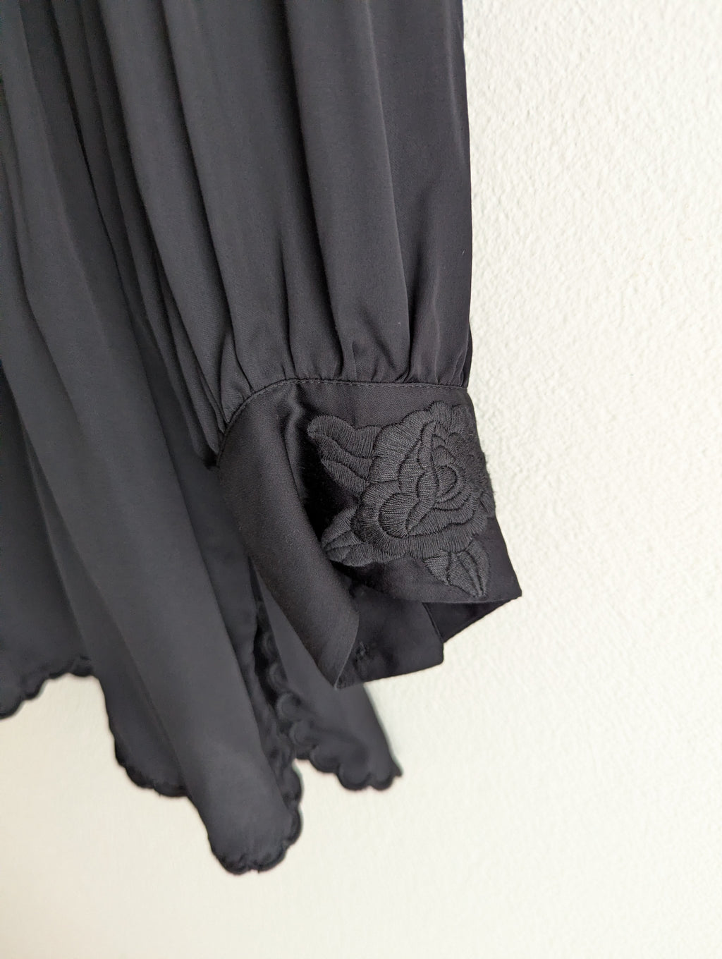 Tigerlily Long-Sleeve Satin Dress