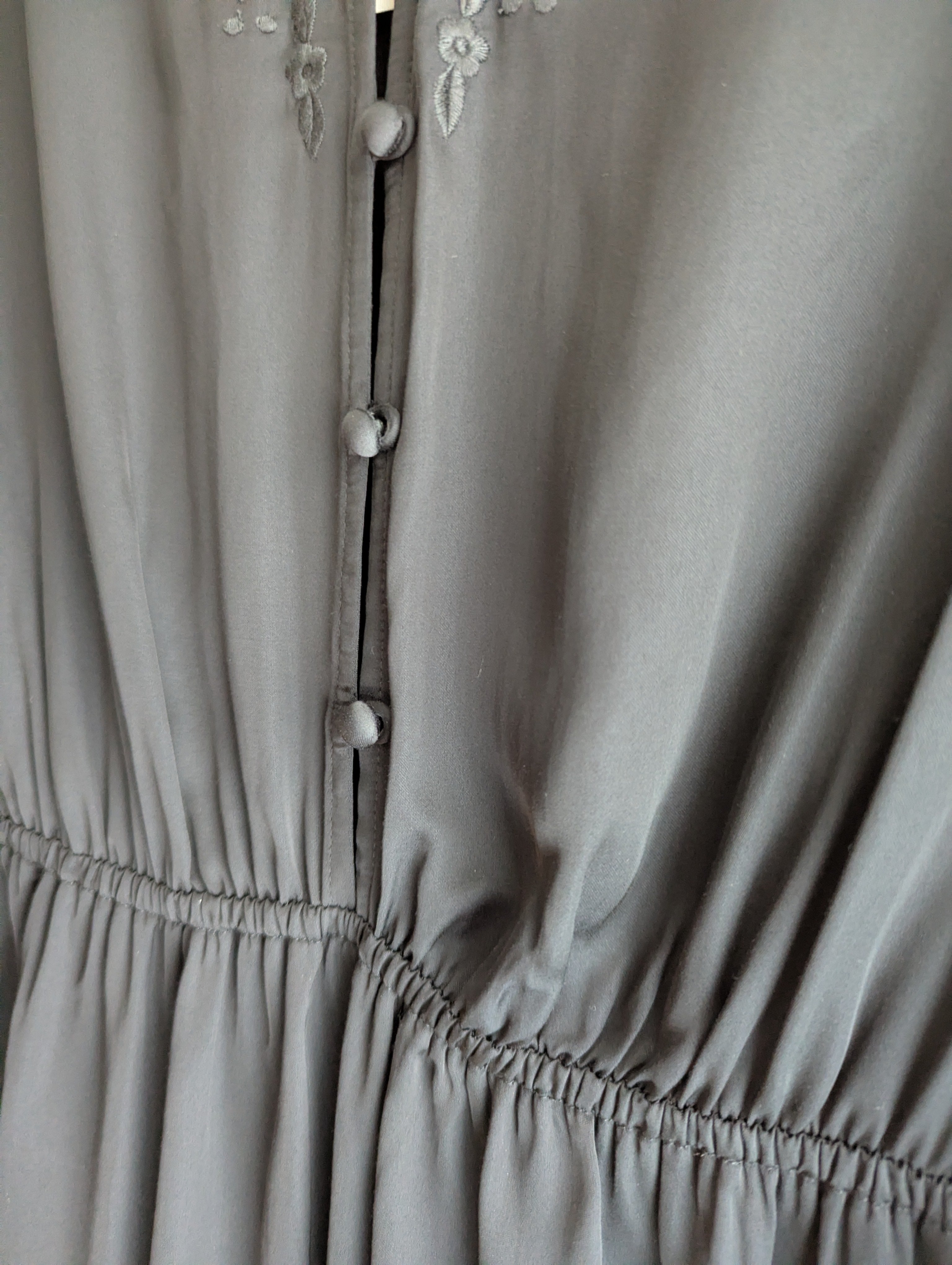 Tigerlily Long-Sleeve Satin Dress