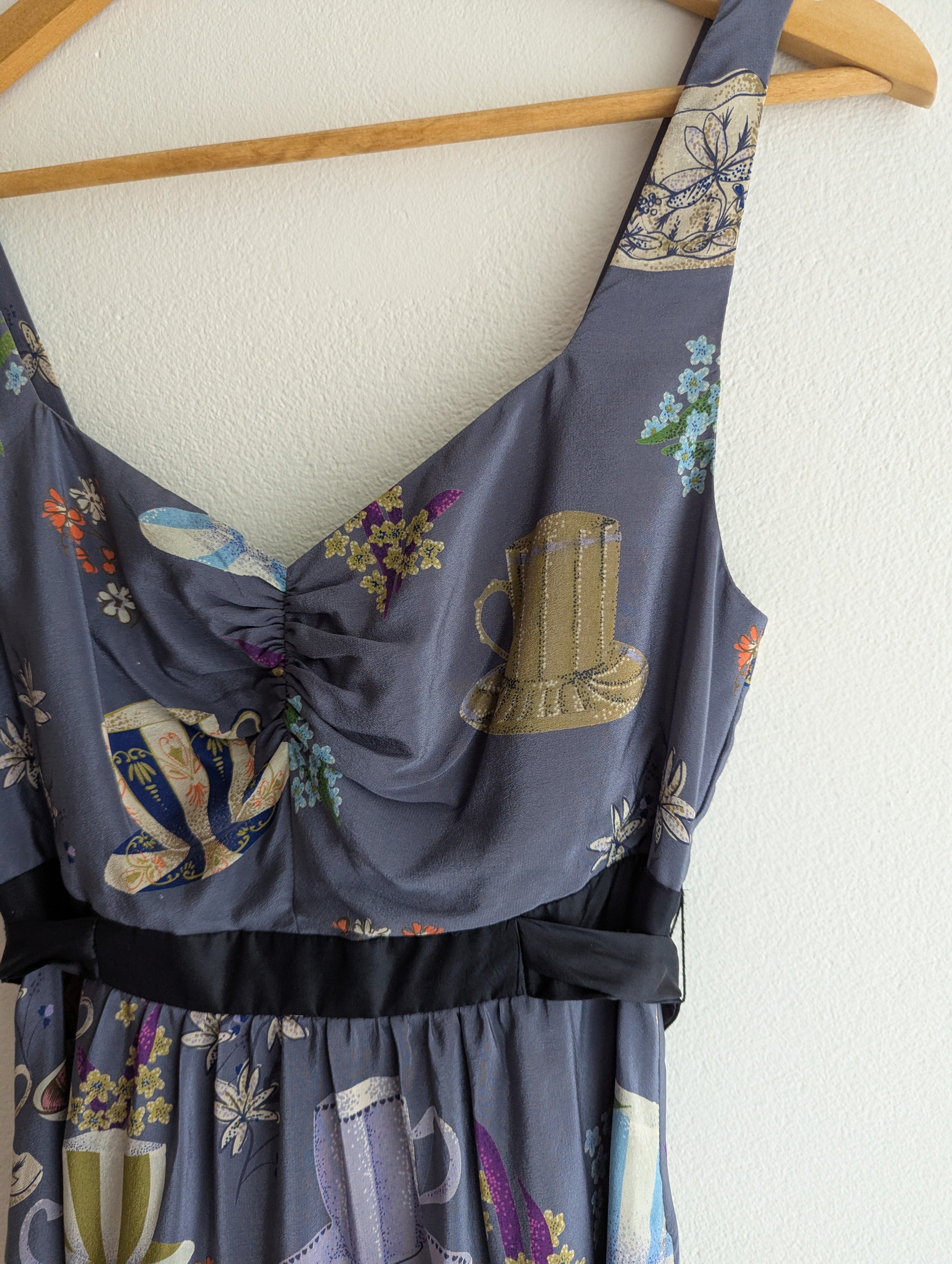 Floreat Silk Tea Dress
