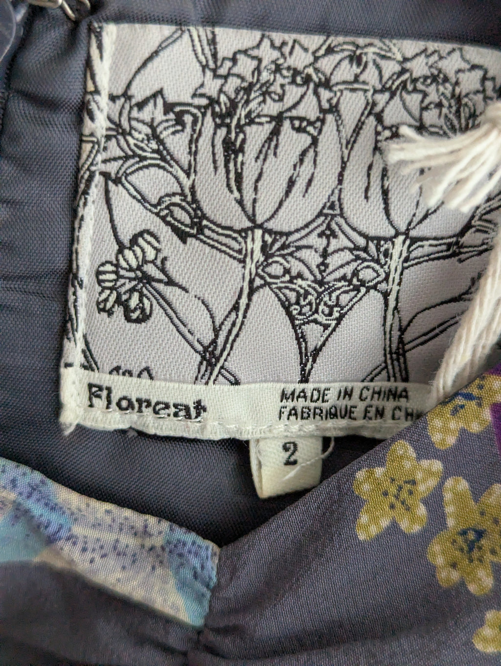 Floreat Silk Tea Dress