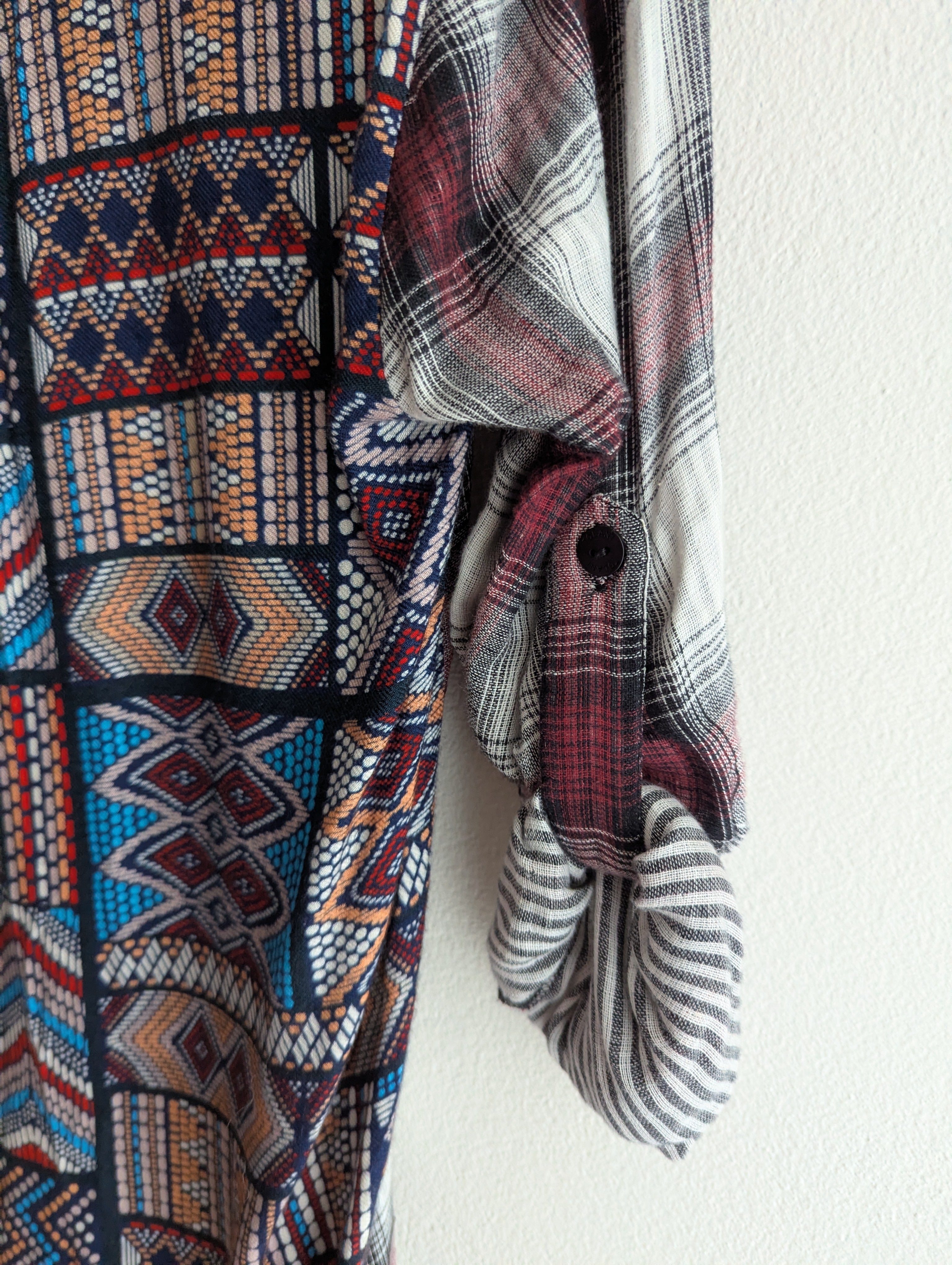 Tolani Two-Tone Pattern Dress