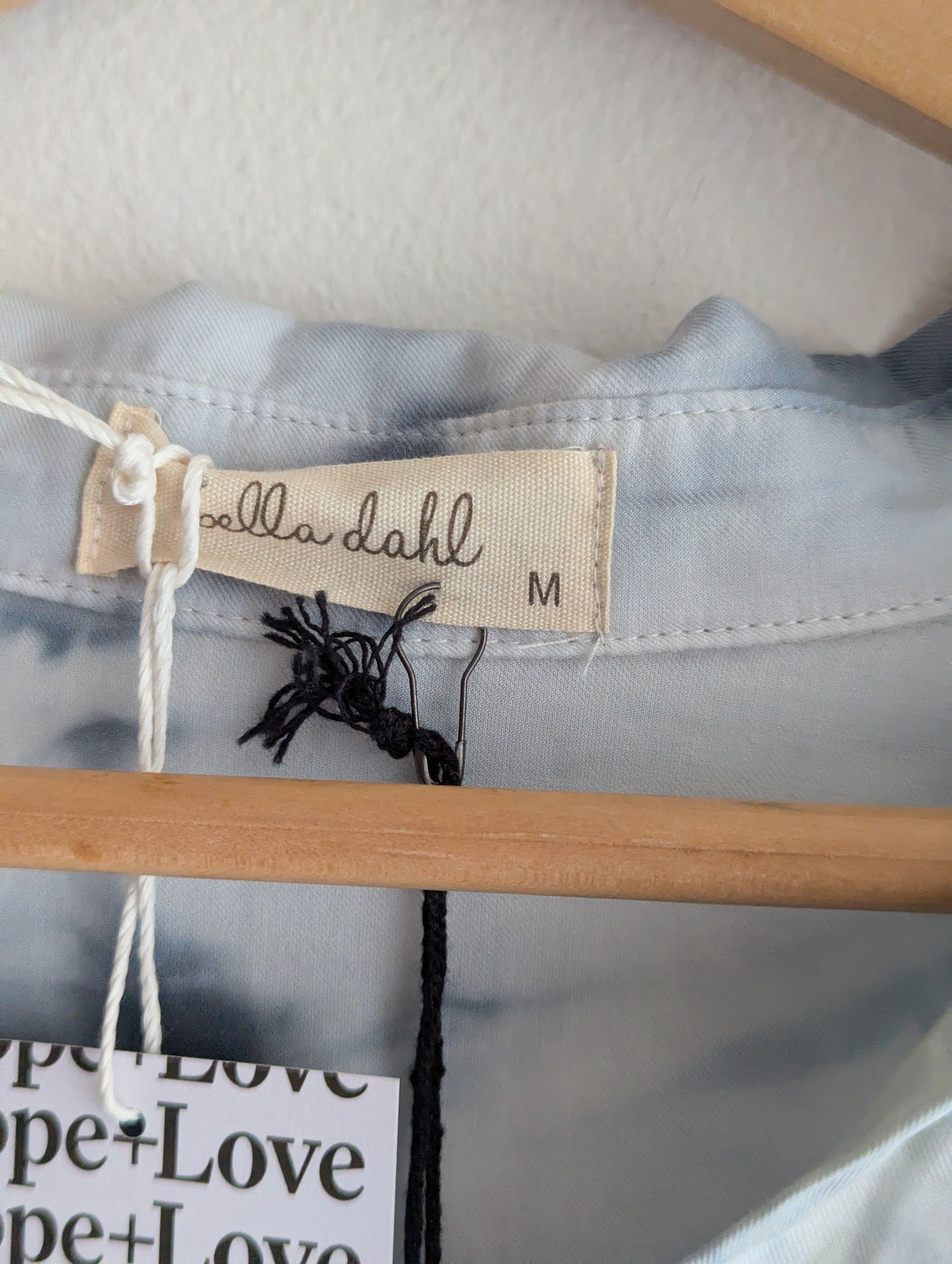 Bella Dahl Tie-Dye Indigo Button-Down Shirt