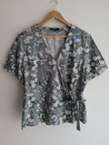 Piper Floral Wrap Shirt