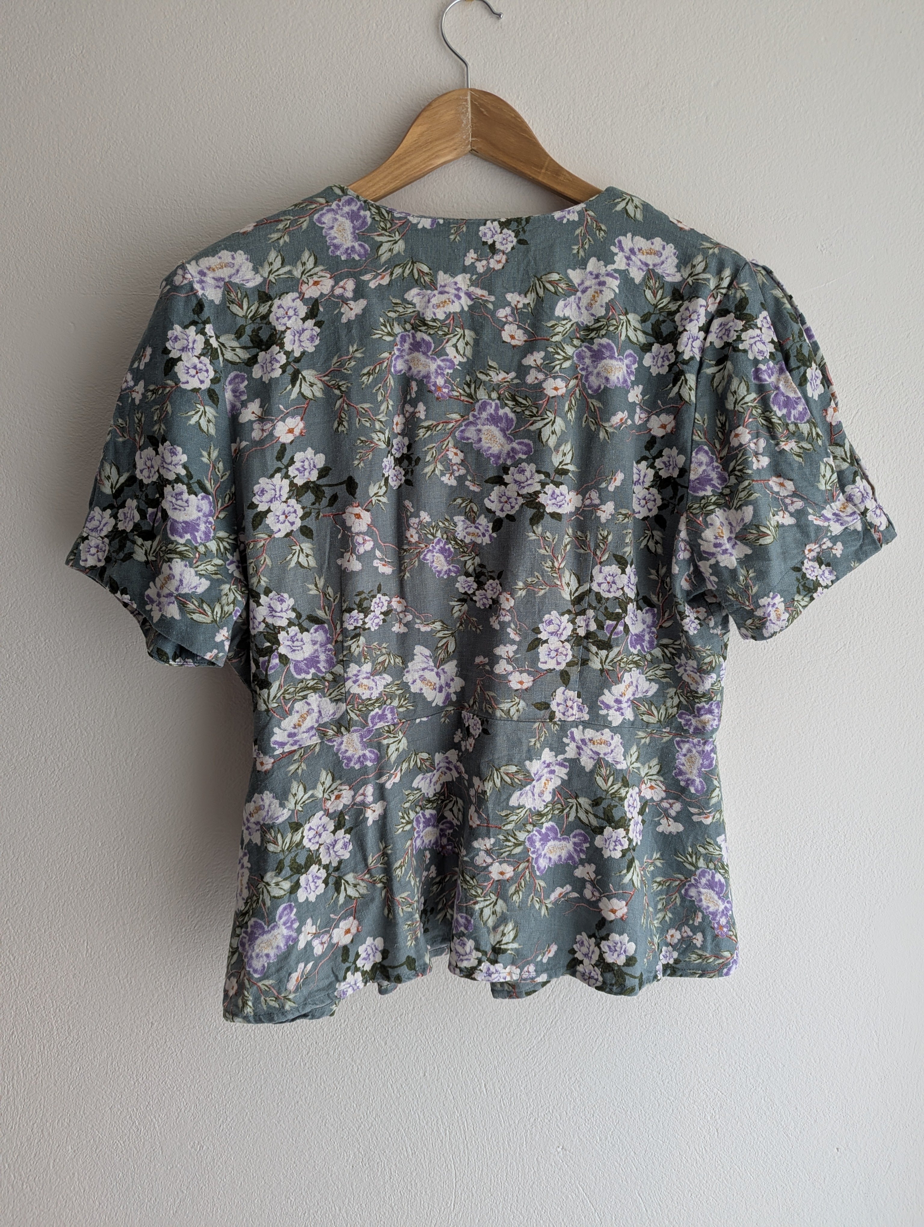 Piper Floral Wrap Shirt