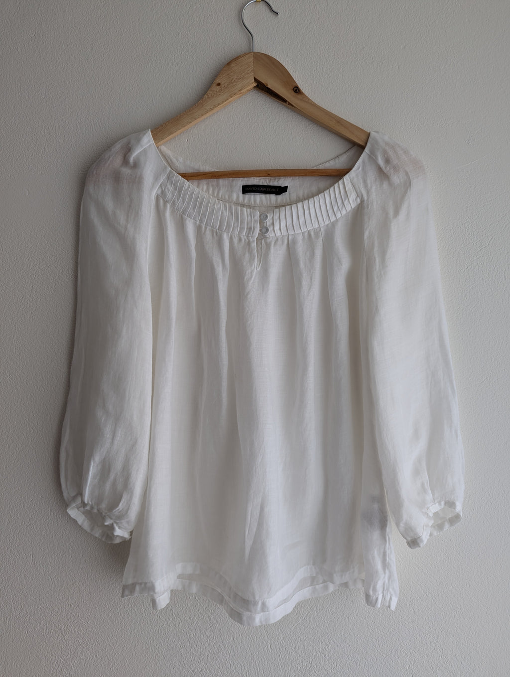 David Lawrence Ramie Blouse