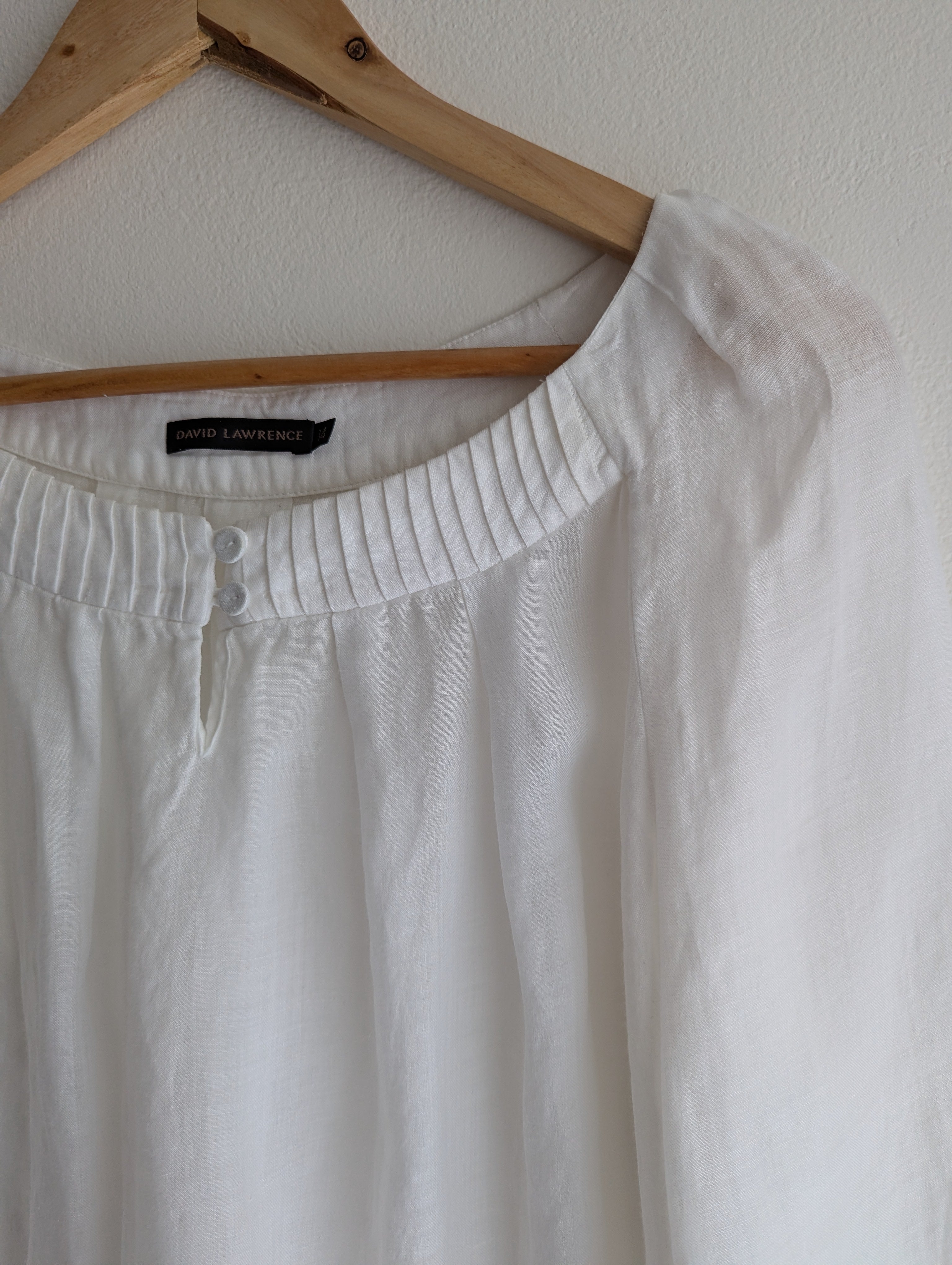 David Lawrence Ramie Blouse