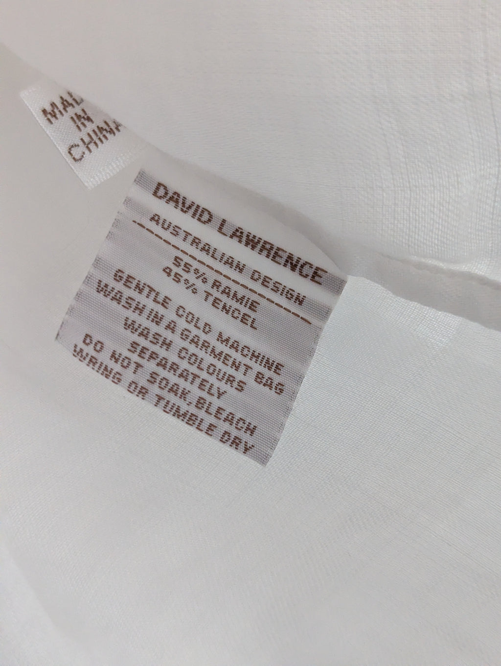David Lawrence Ramie Blouse
