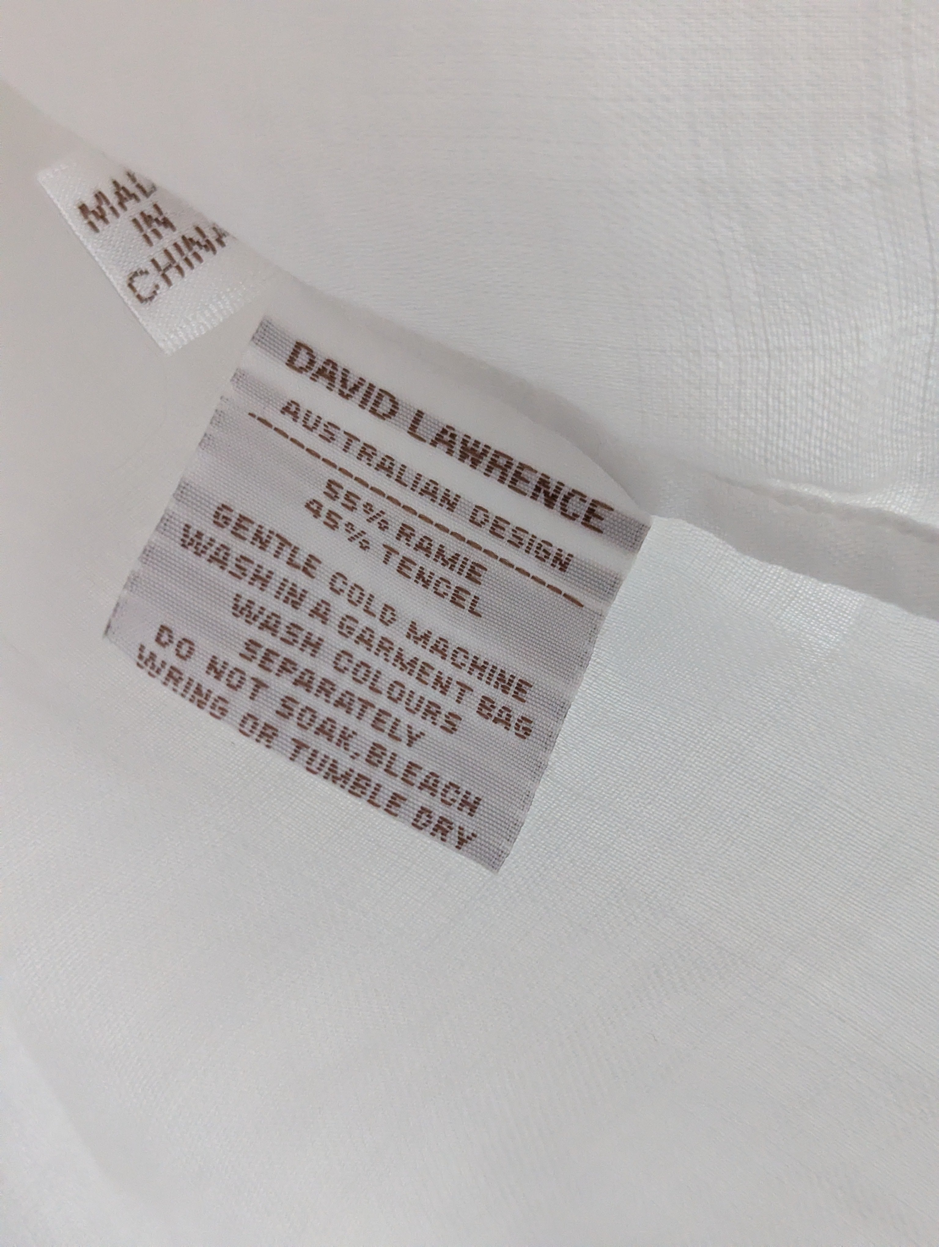 David Lawrence Ramie Blouse