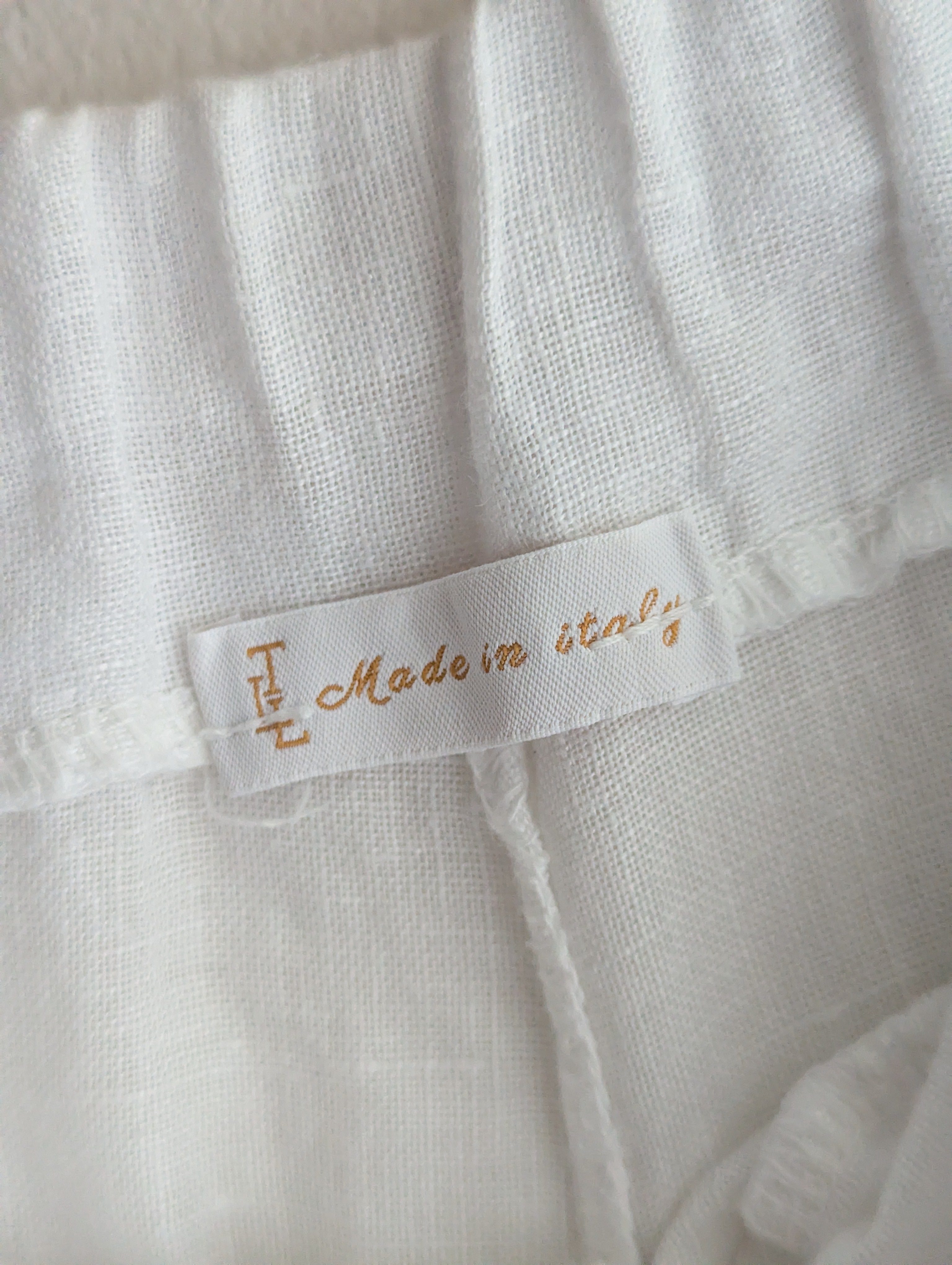 Live Less Toxic Made in Italy Linen Pull-on Trouser