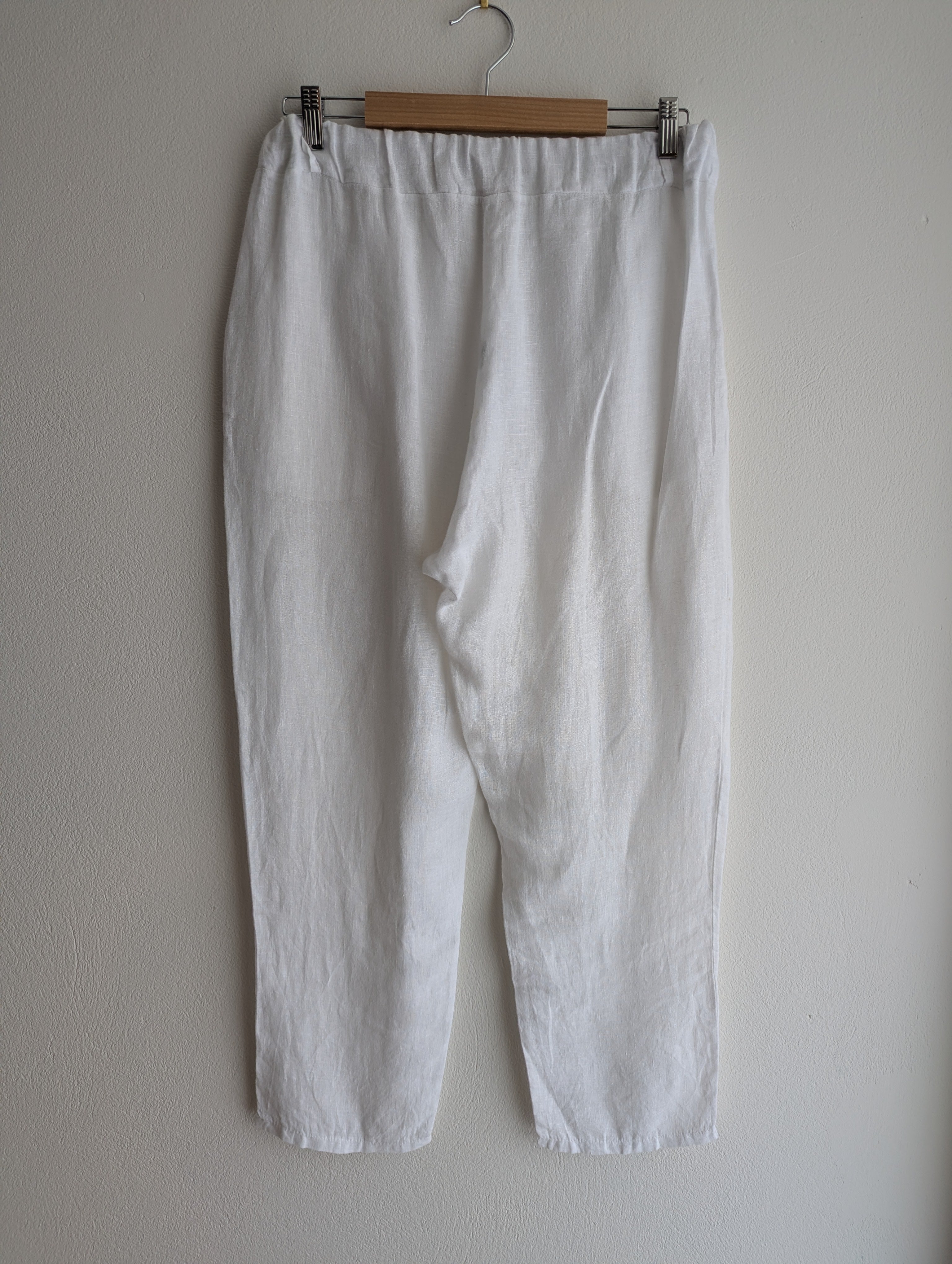 Live Less Toxic Made in Italy Linen Pull-on Trouser