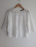 Zara Crotchet Lace Blouse