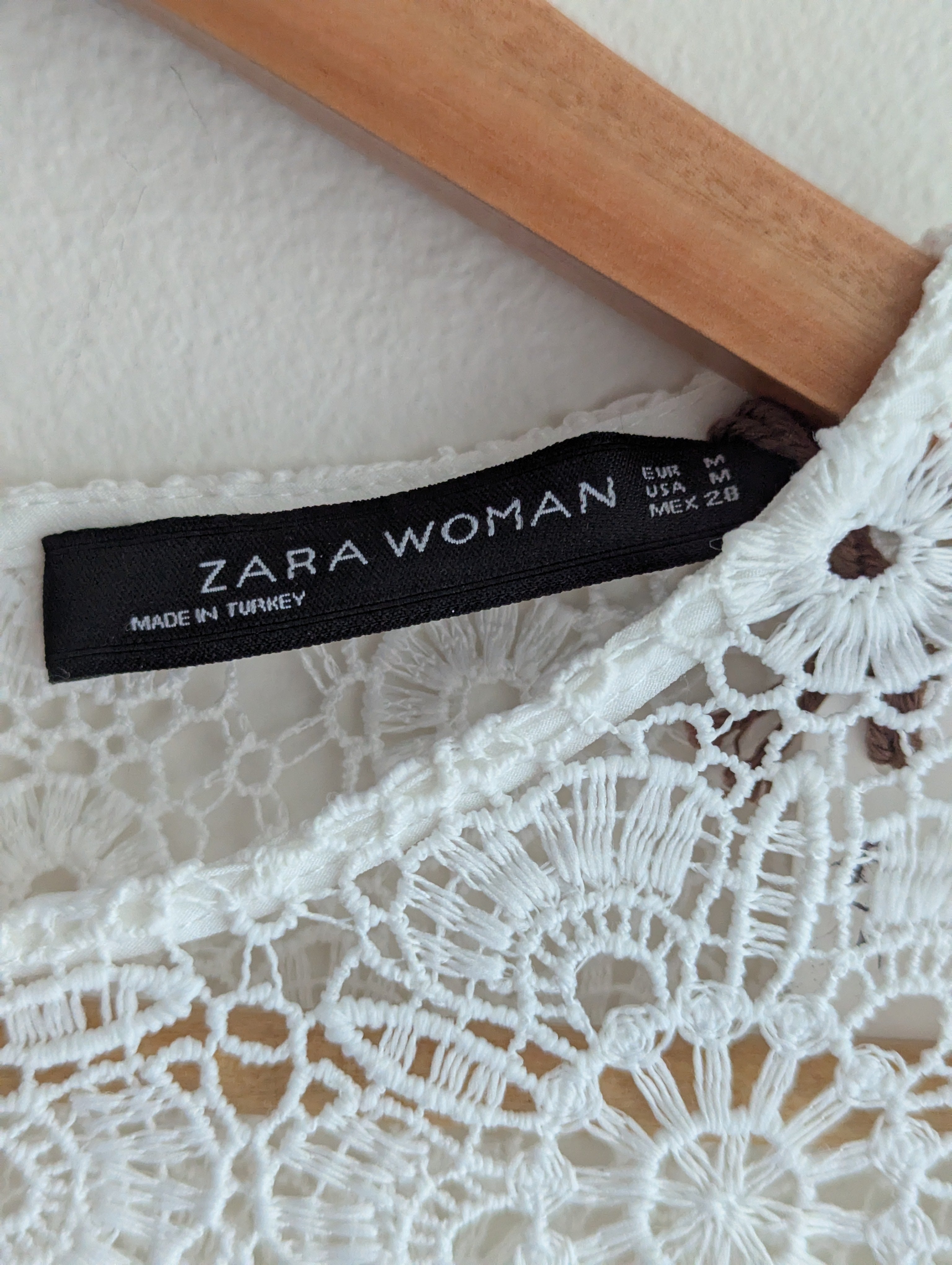 Zara Crotchet Lace Blouse