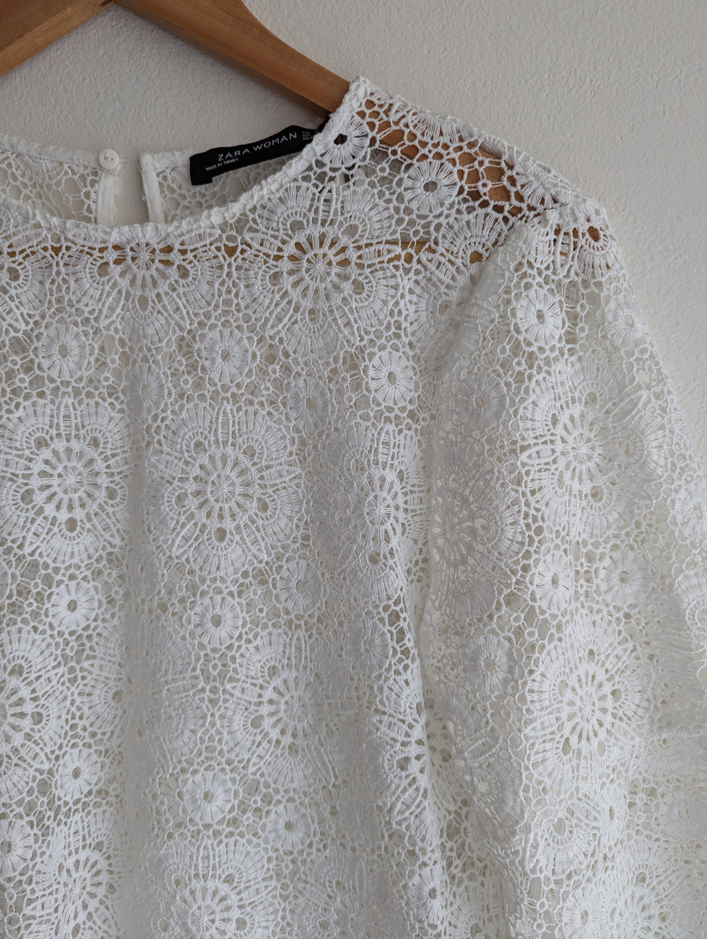 Zara Crotchet Lace Blouse